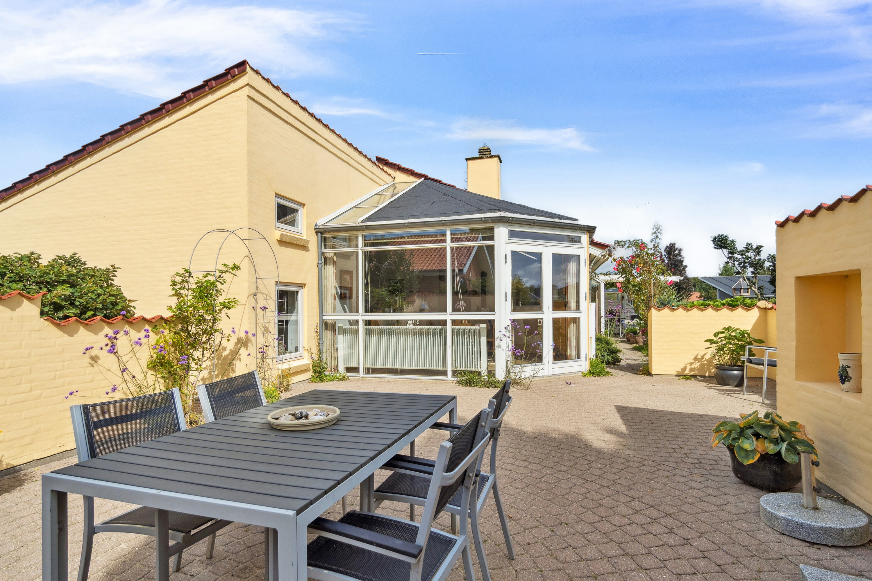 Villa: Terrasse på Rørkærvej 73, 8722 Hedensted