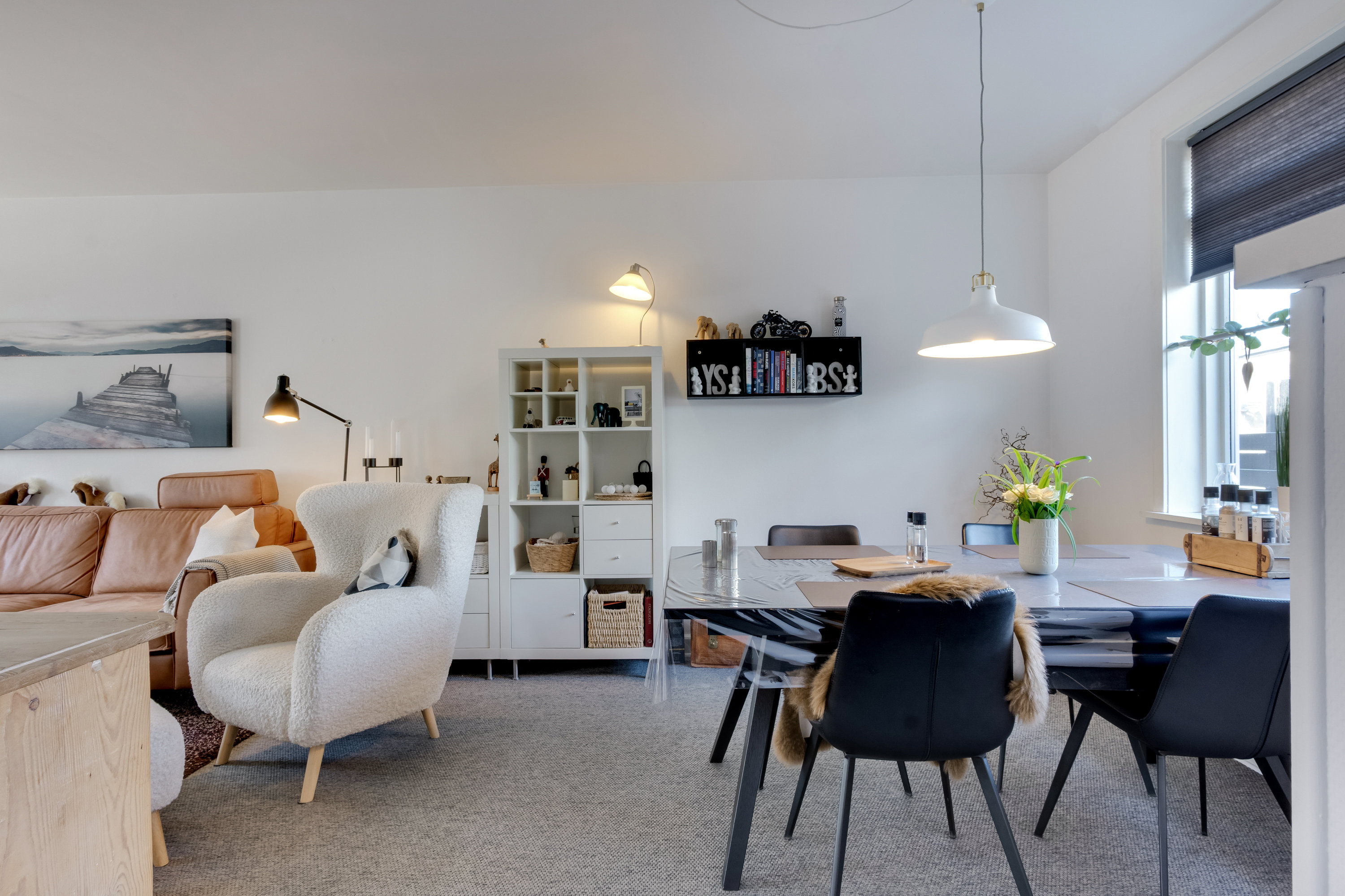 Fremhævet stue billede i fuldskærmstilstand. Billede af Odensevej 45, 5500 Middelfart