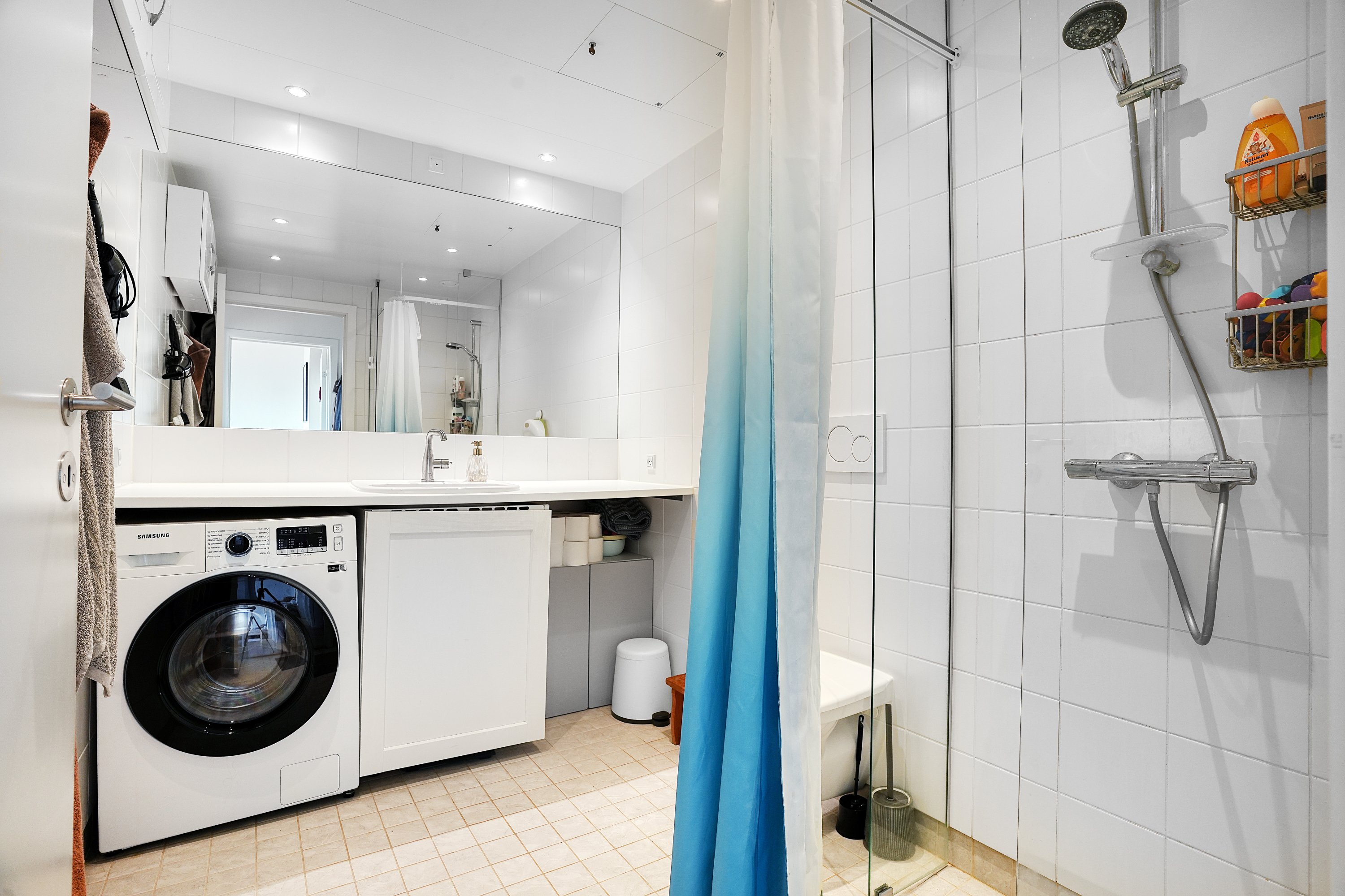 Fremhævet badeværelse billede i fuldskærmstilstand. Billede af Tove Maës Vej 1, 3. th., 2500 Valby