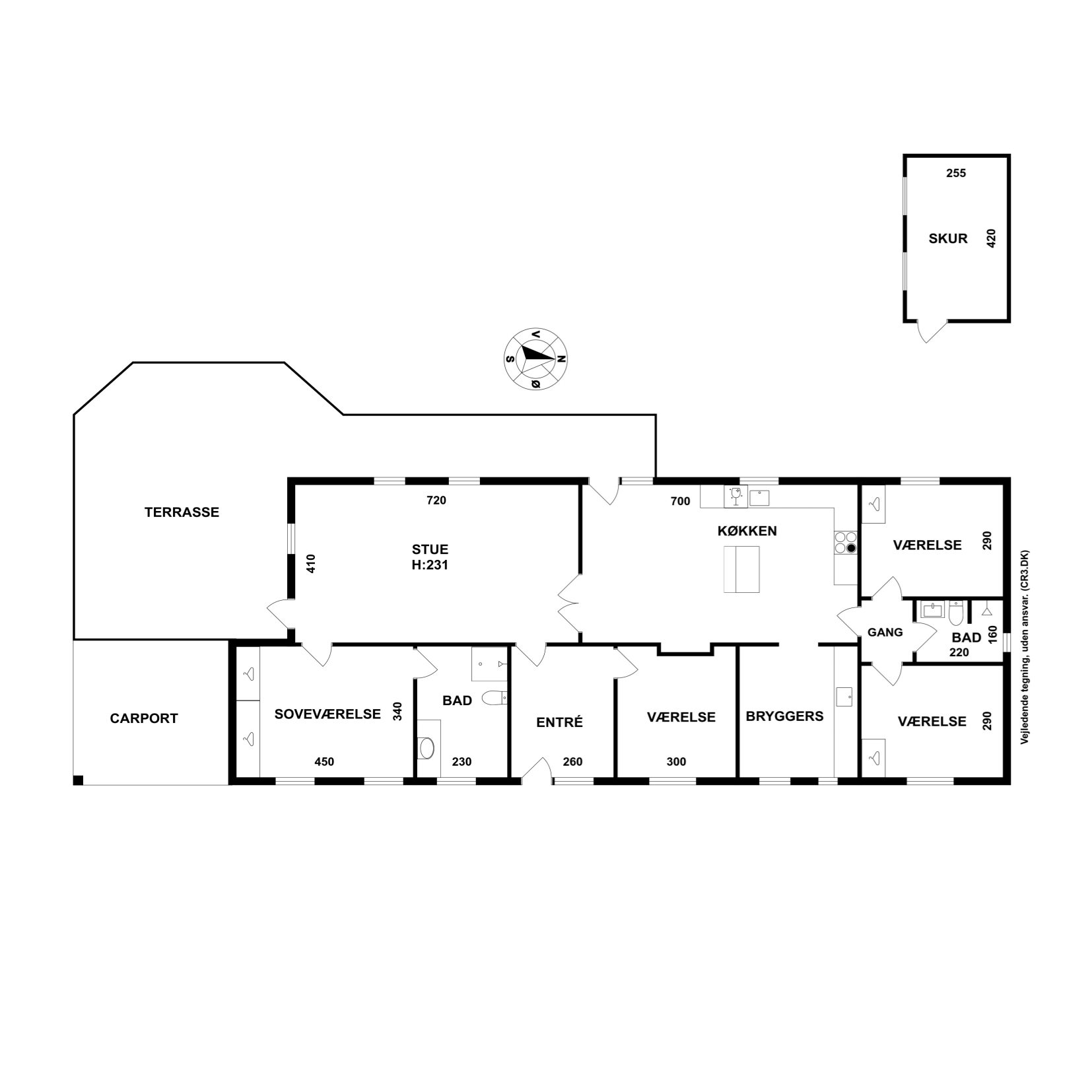 Plantegninger billede af Bag Vænget 23, 3400 Hillerød
