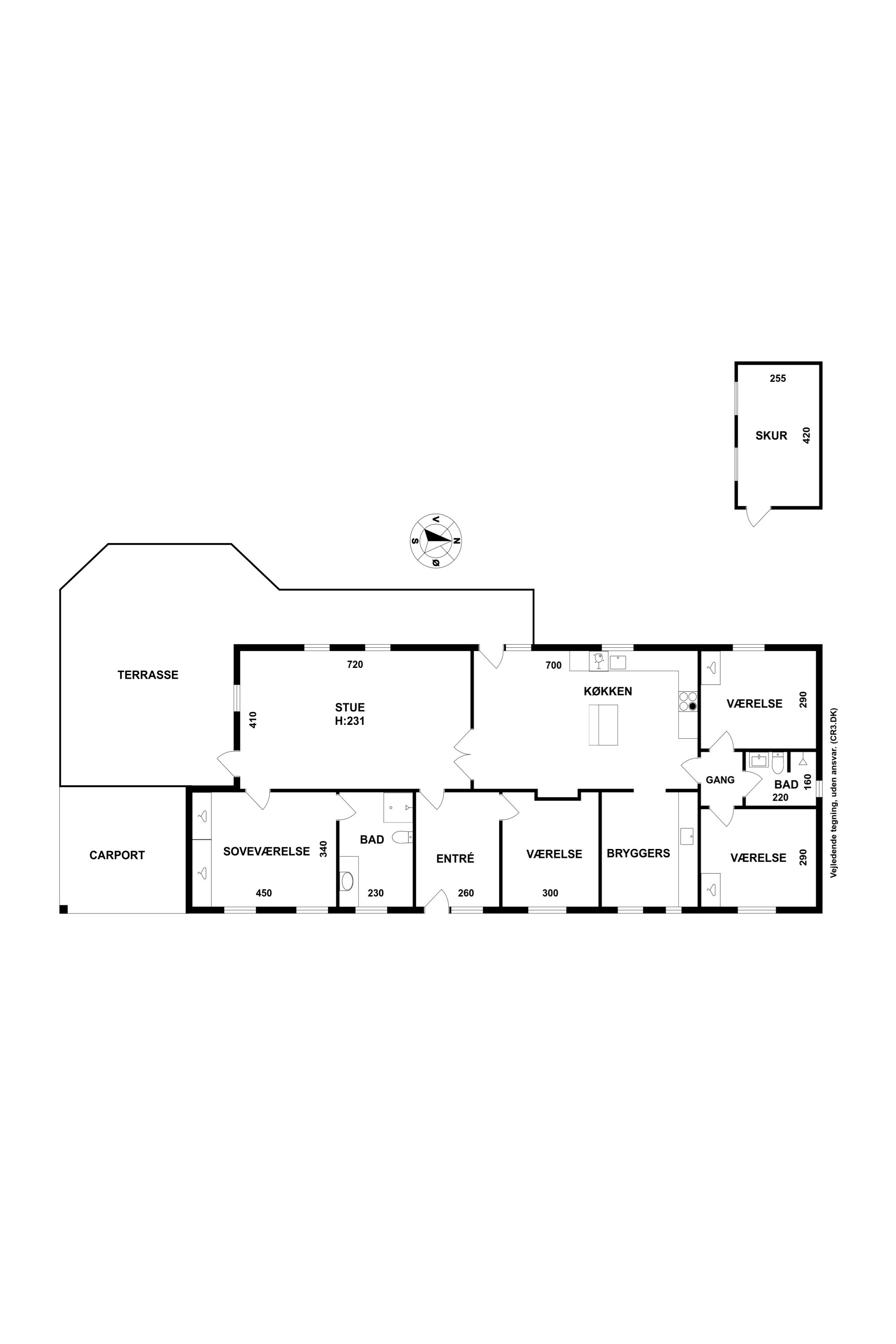 Plantegninger billede af Bag Vænget 23, 3400 Hillerød