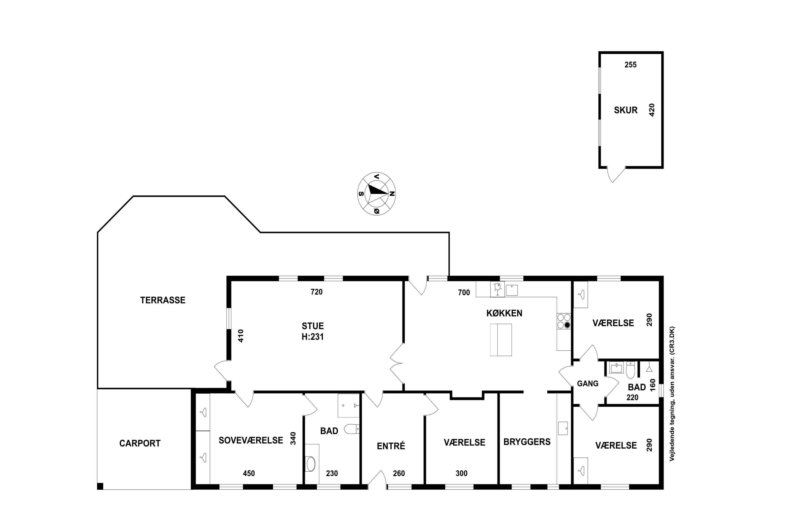 Plantegninger billede af Bag Vænget 23, 3400 Hillerød