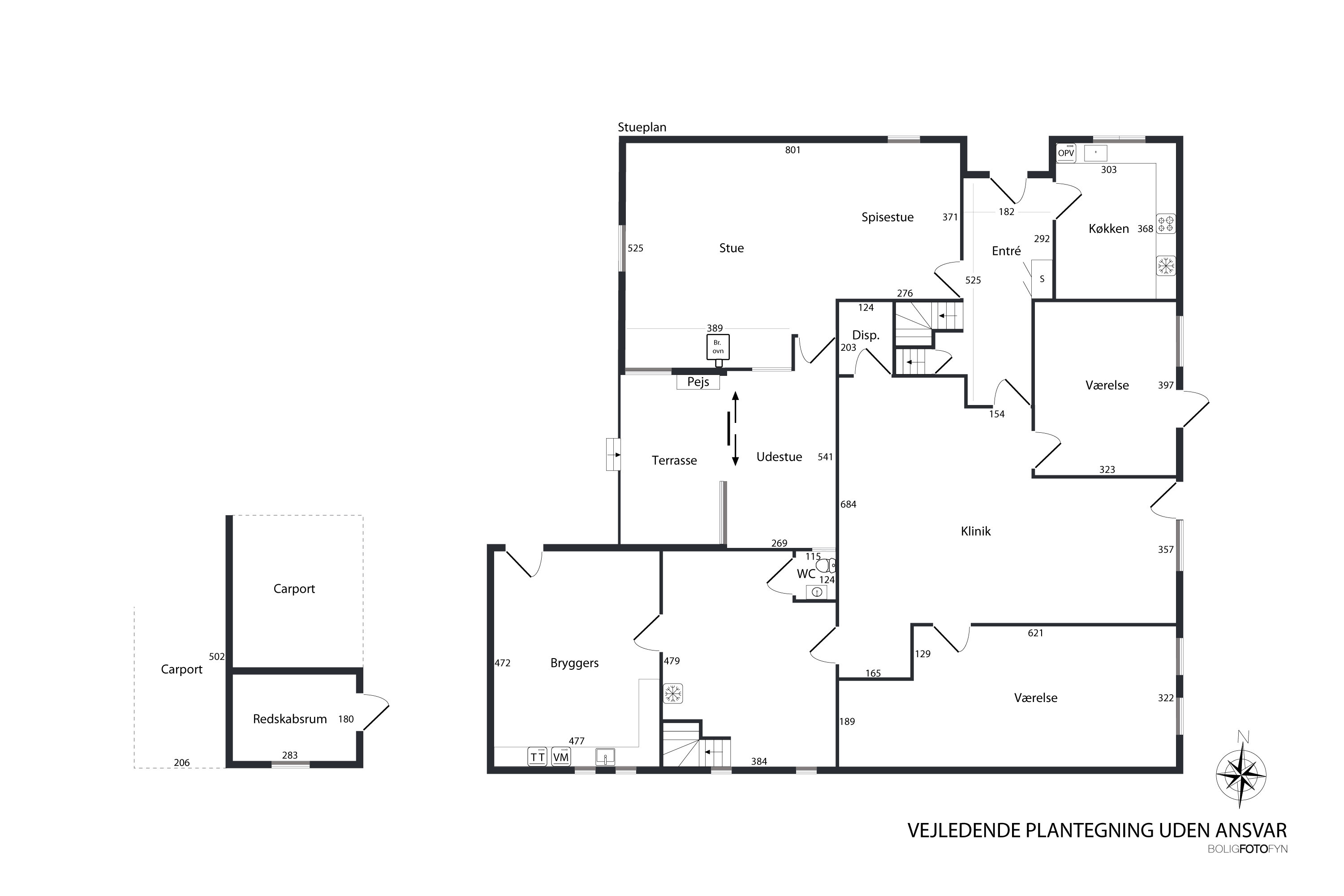Plantegninger billede af Strandgade 24, 5683 Haarby