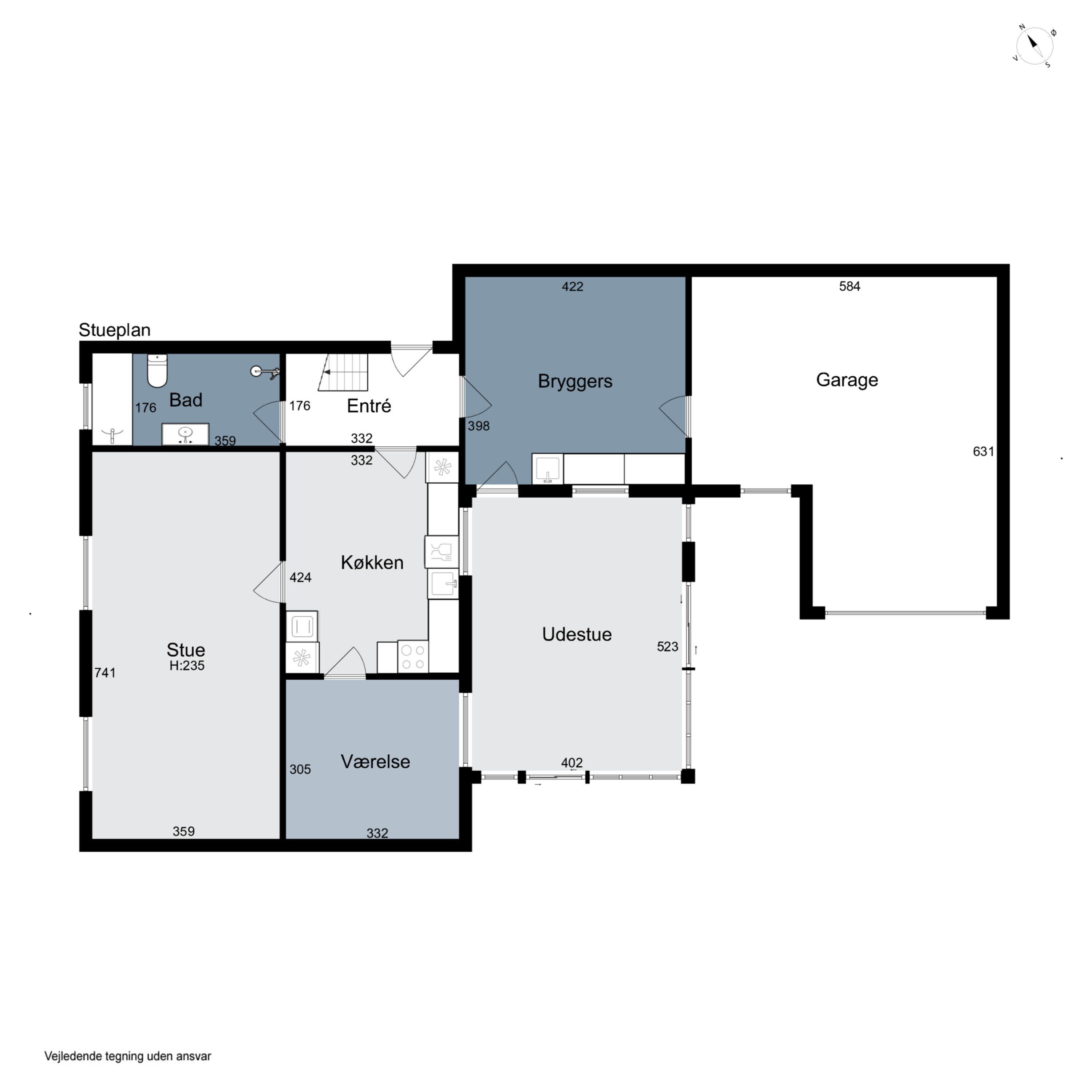 Plantegninger billede af Vangsgade 25, 7752 Snedsted