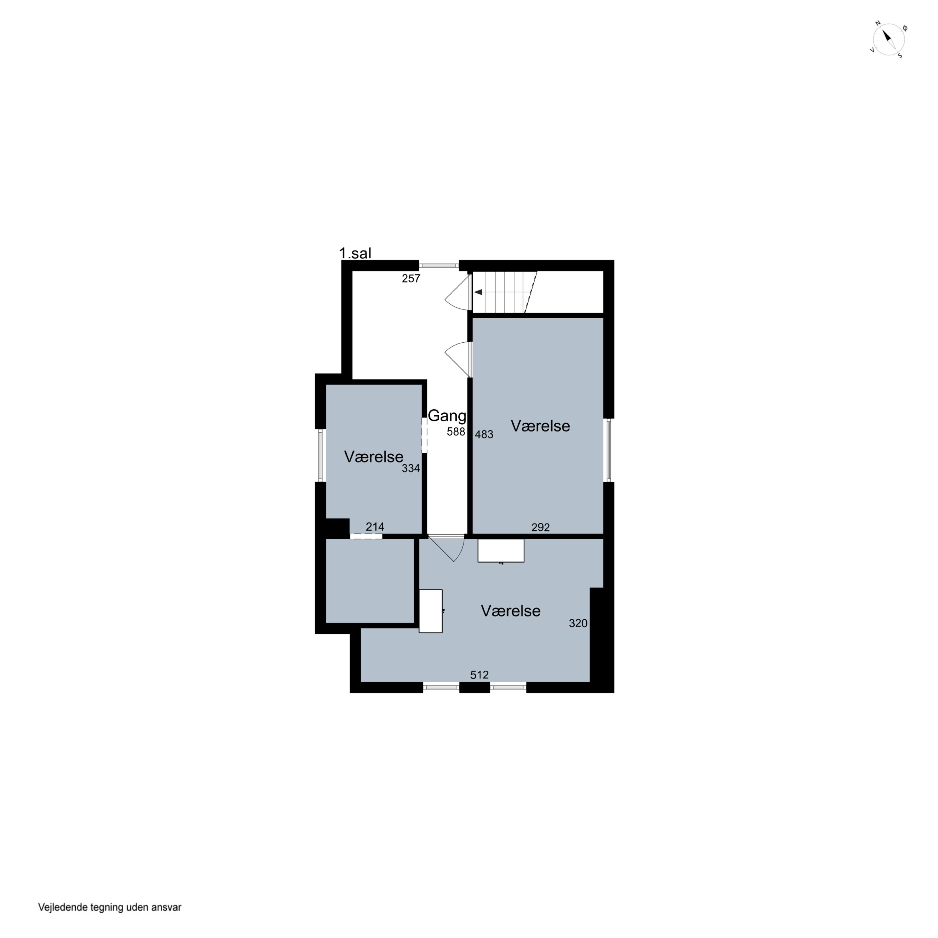 Plantegninger billede af Vangsgade 25, 7752 Snedsted