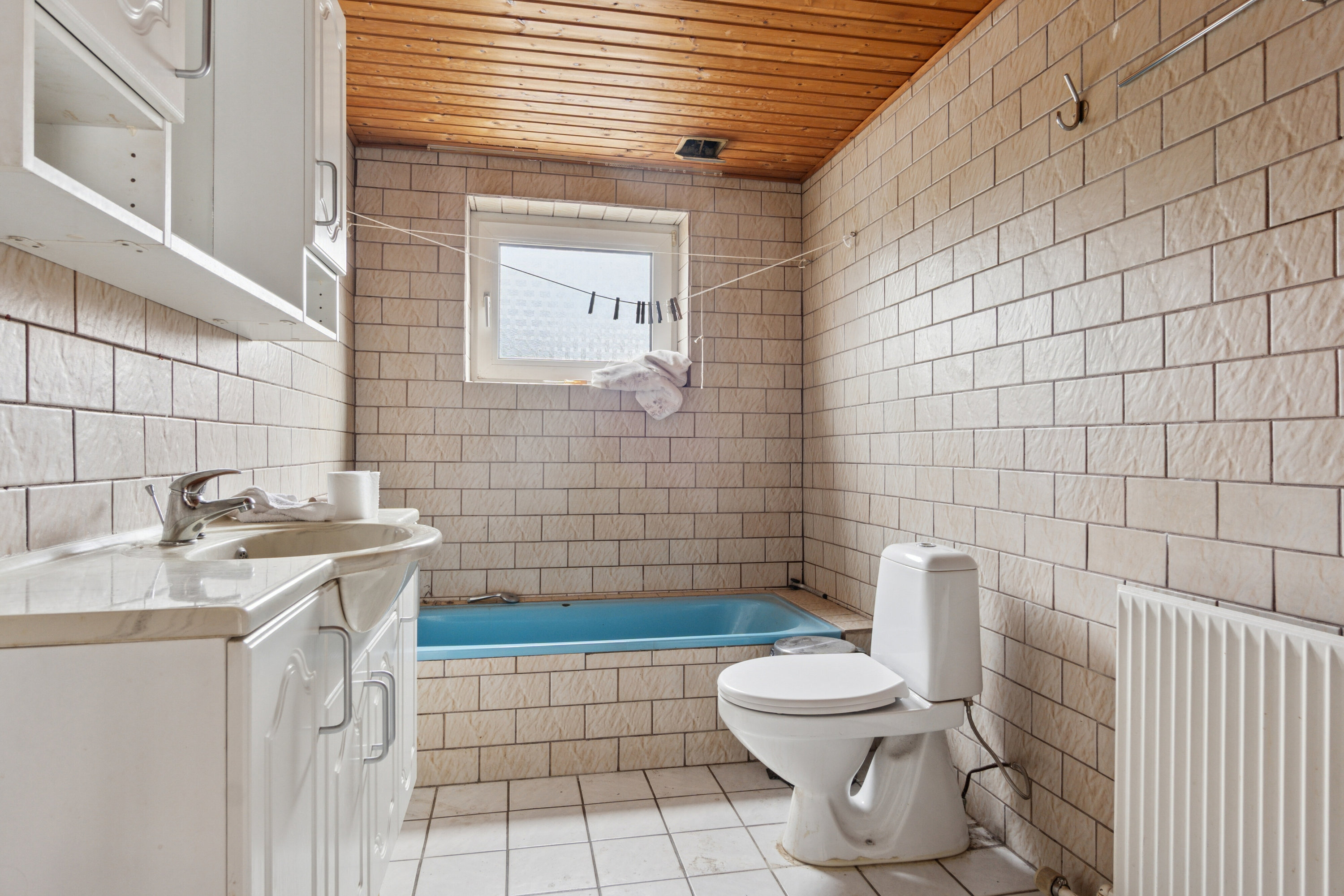 Fremhævet badeværelse billede i fuldskærmstilstand. Billede af Vangsgade 25, 7752 Snedsted