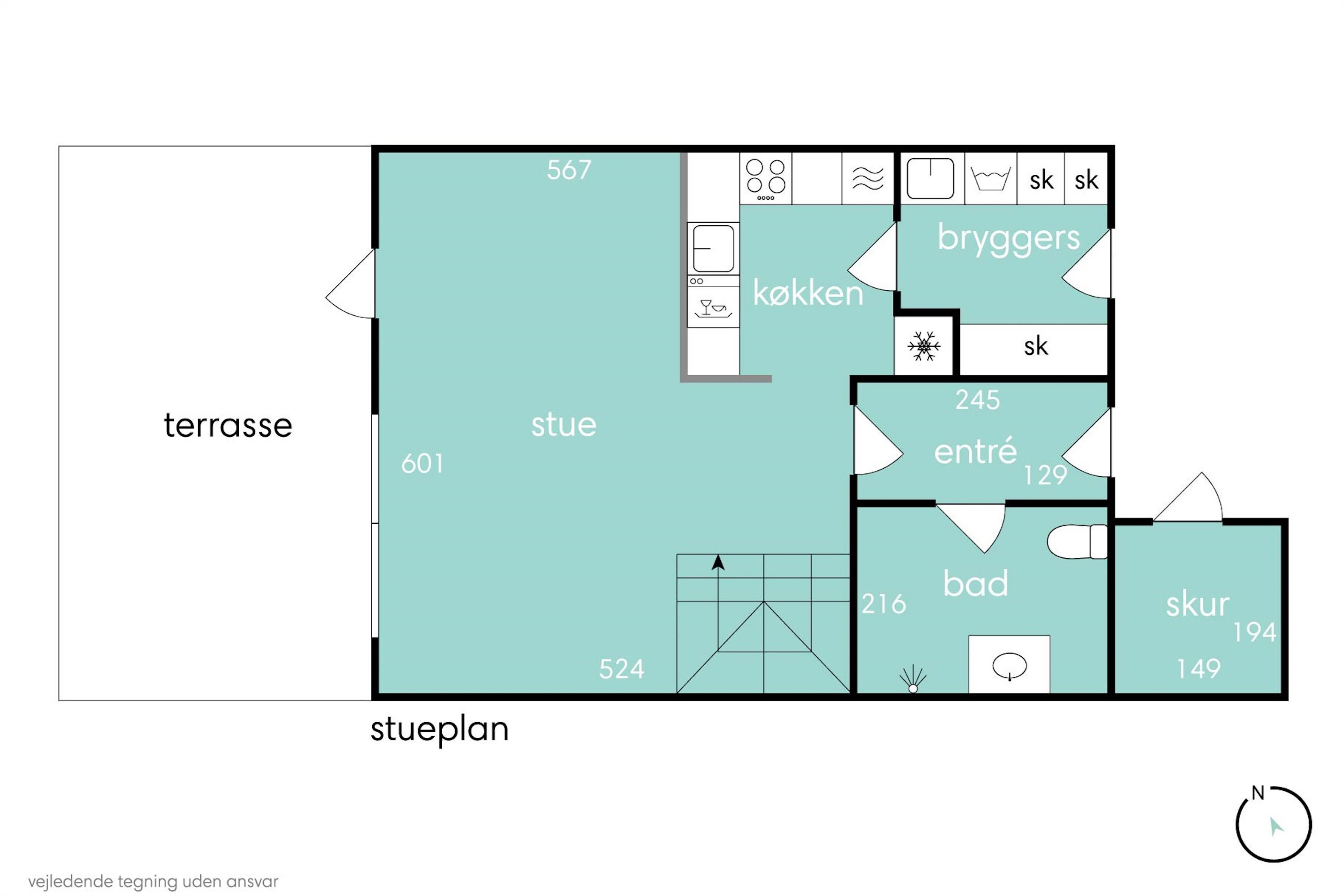 Plantegninger billede af Knasten 102, 9260 Gistrup