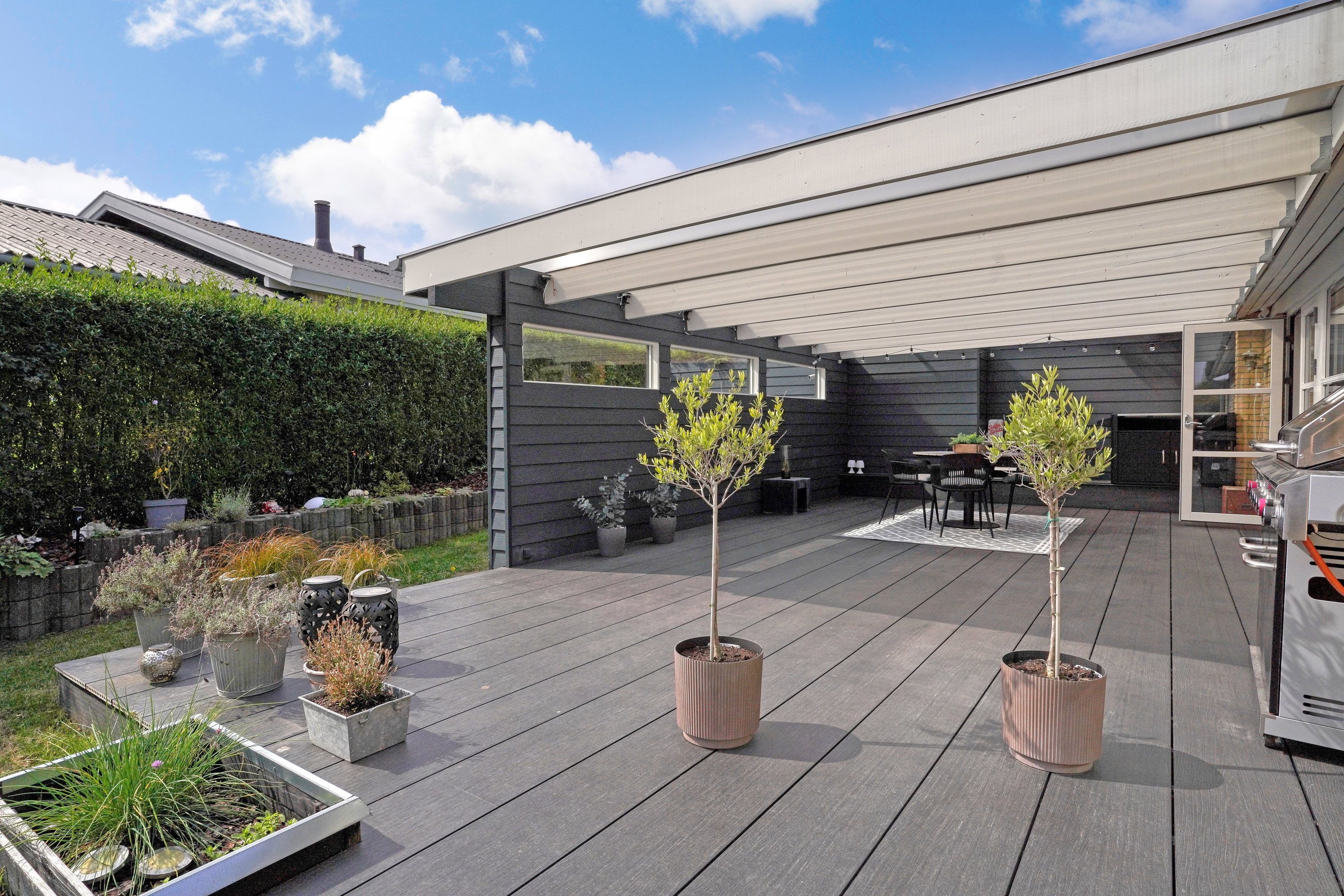 Rækkehus: Terrasse på Vandværksvej 5F, 3250 Gilleleje