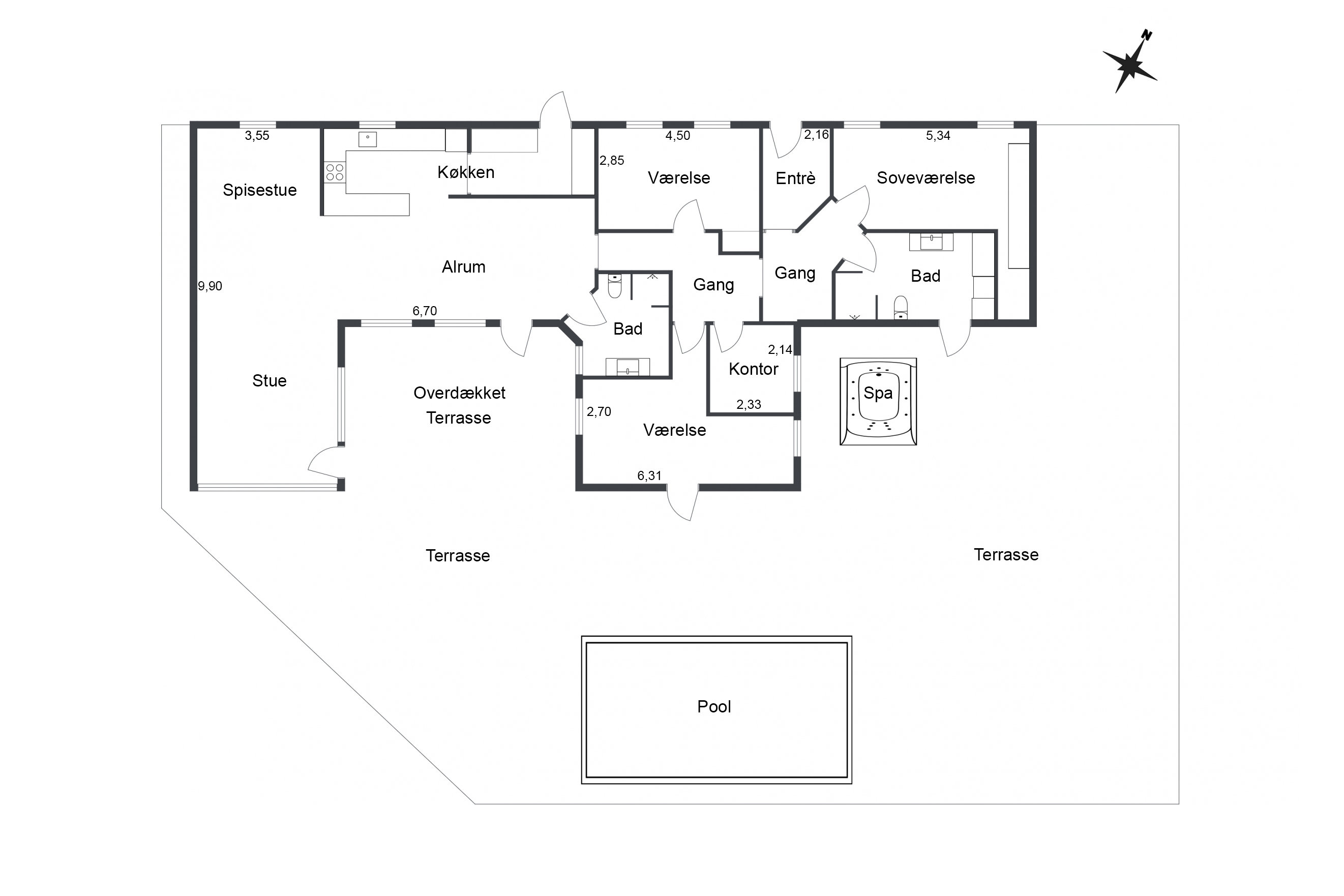 Plantegninger billede af Trangetvej 355, 9830 Tårs