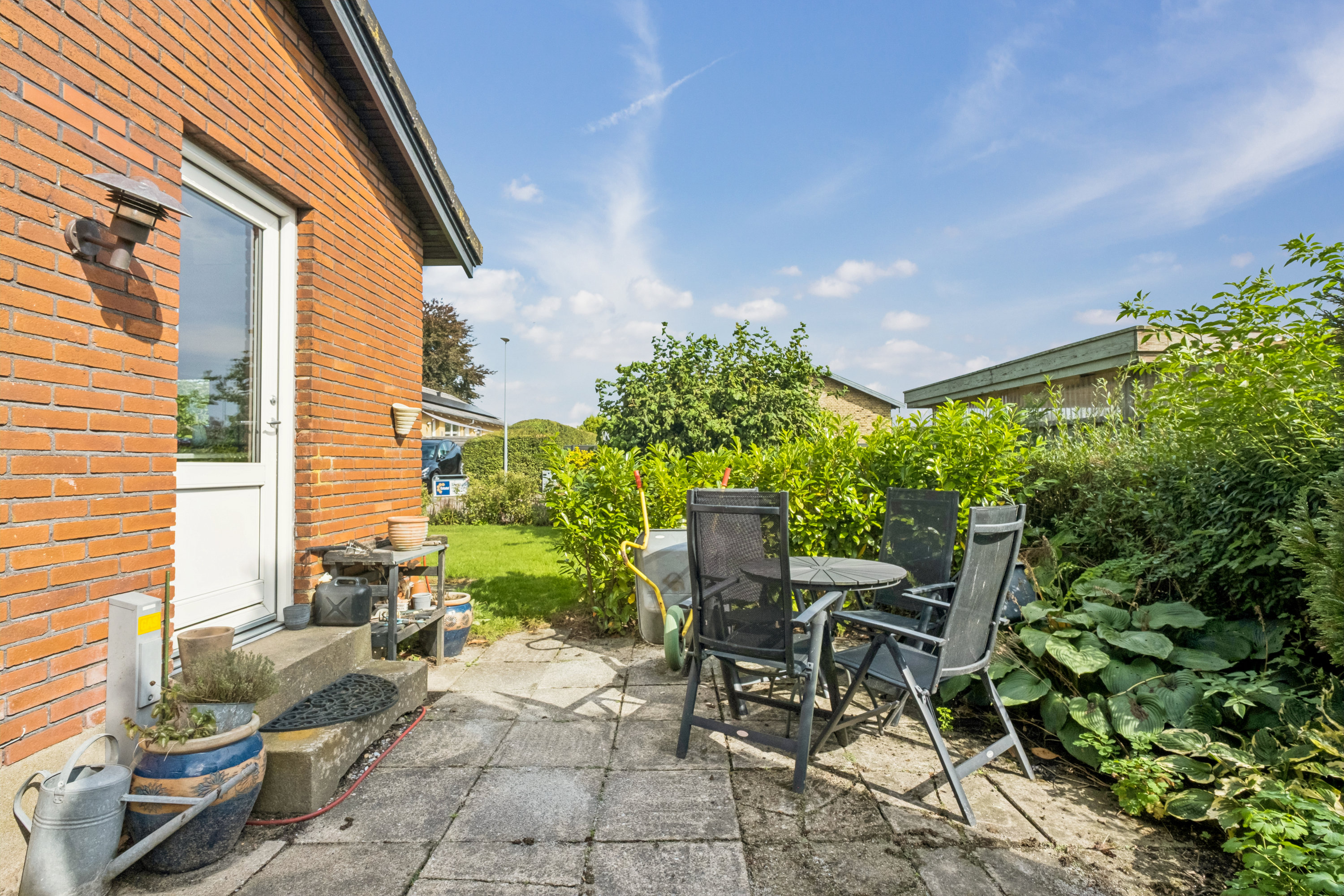 Fremhævet terrasse billede i fuldskærmstilstand. Billede af Vestervænget 3, Tvingstrup, 8700 Horsens