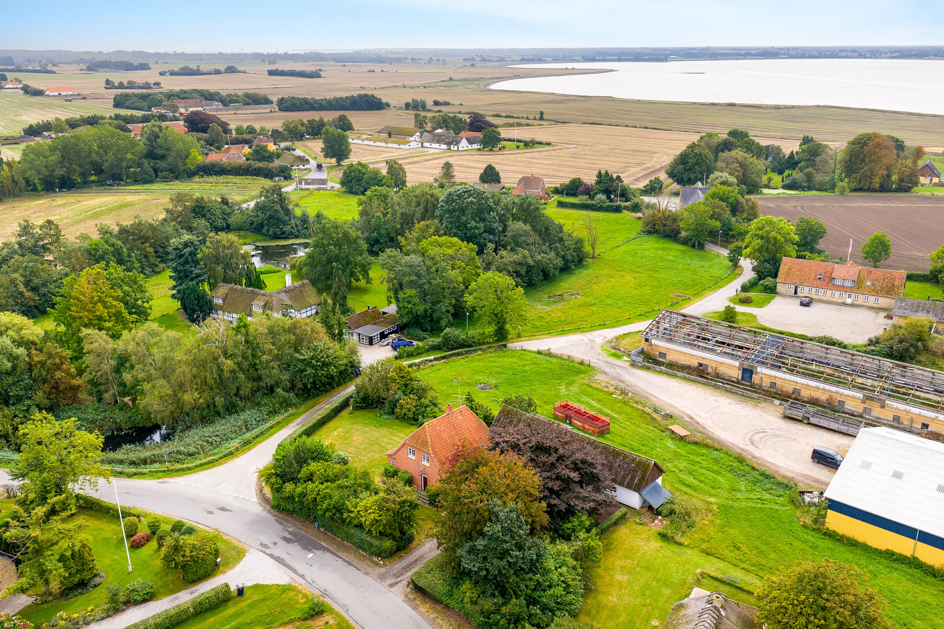 Fremhævet luftfoto billede i fuldskærmstilstand. Billede af Midskovvej 261, Midskov, 5370 Mesinge