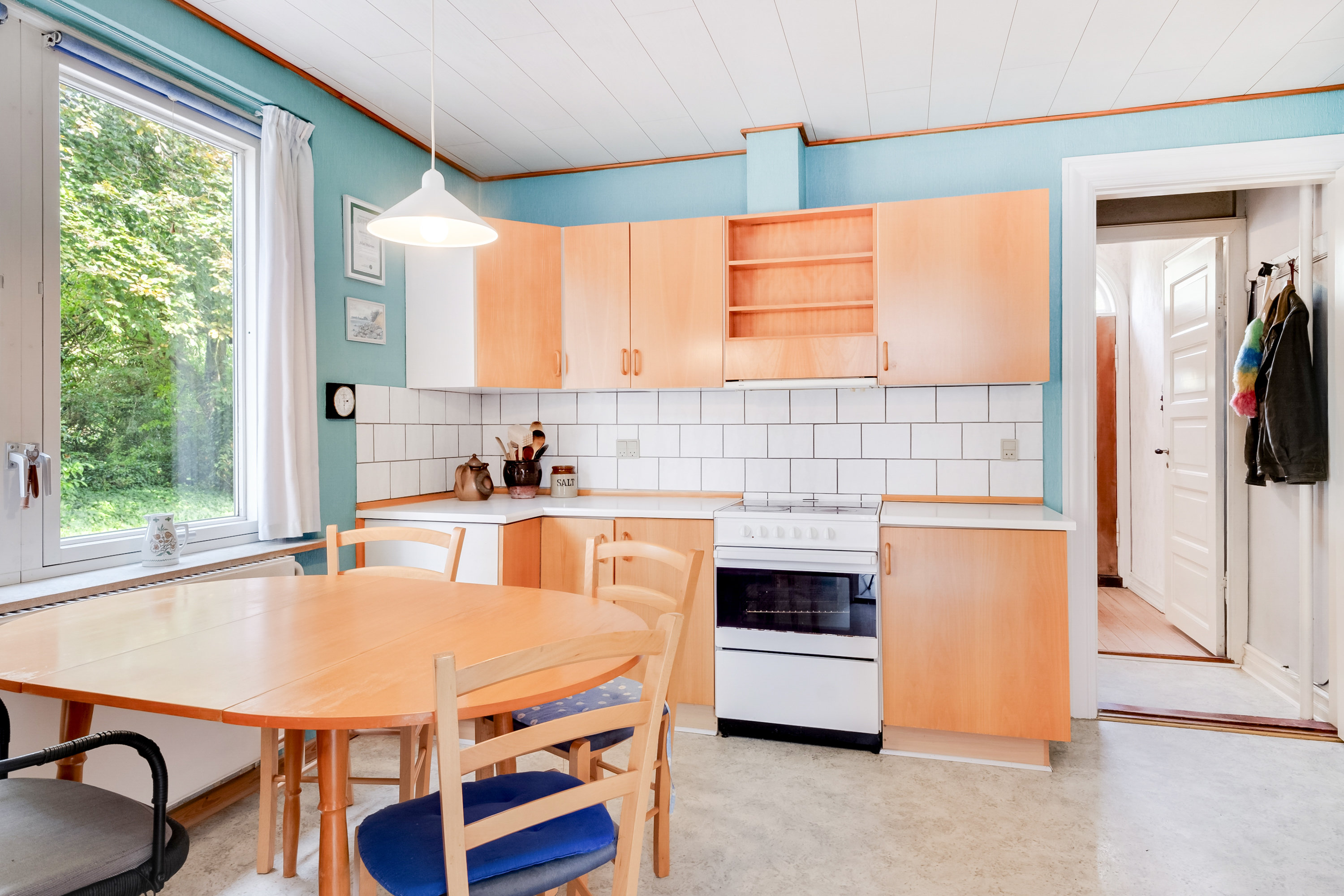 Fremhævet køkken billede i fuldskærmstilstand. Billede af Midskovvej 261, Midskov, 5370 Mesinge