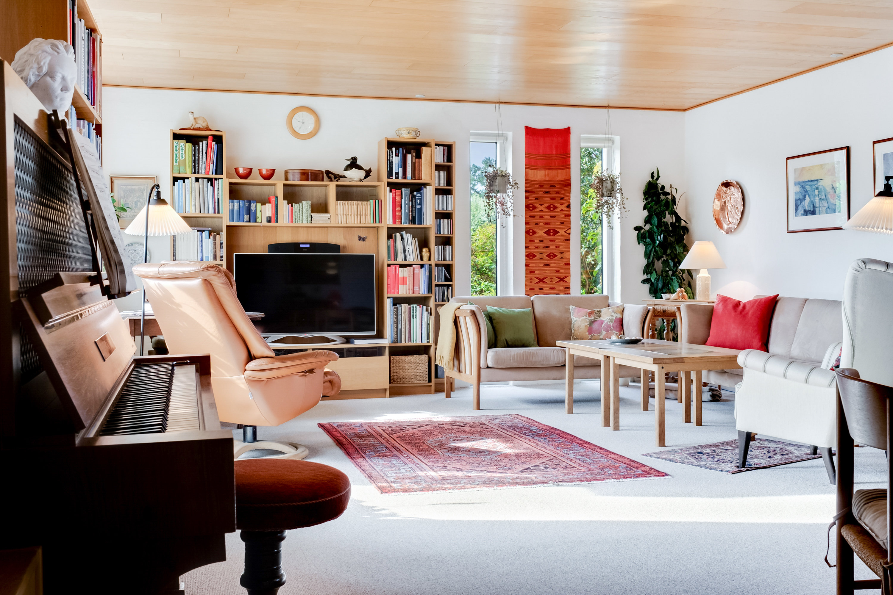 Fremhævet stue billede i fuldskærmstilstand. Billede af Dyrehøjvej 28, Brobyværk, 5672 Broby