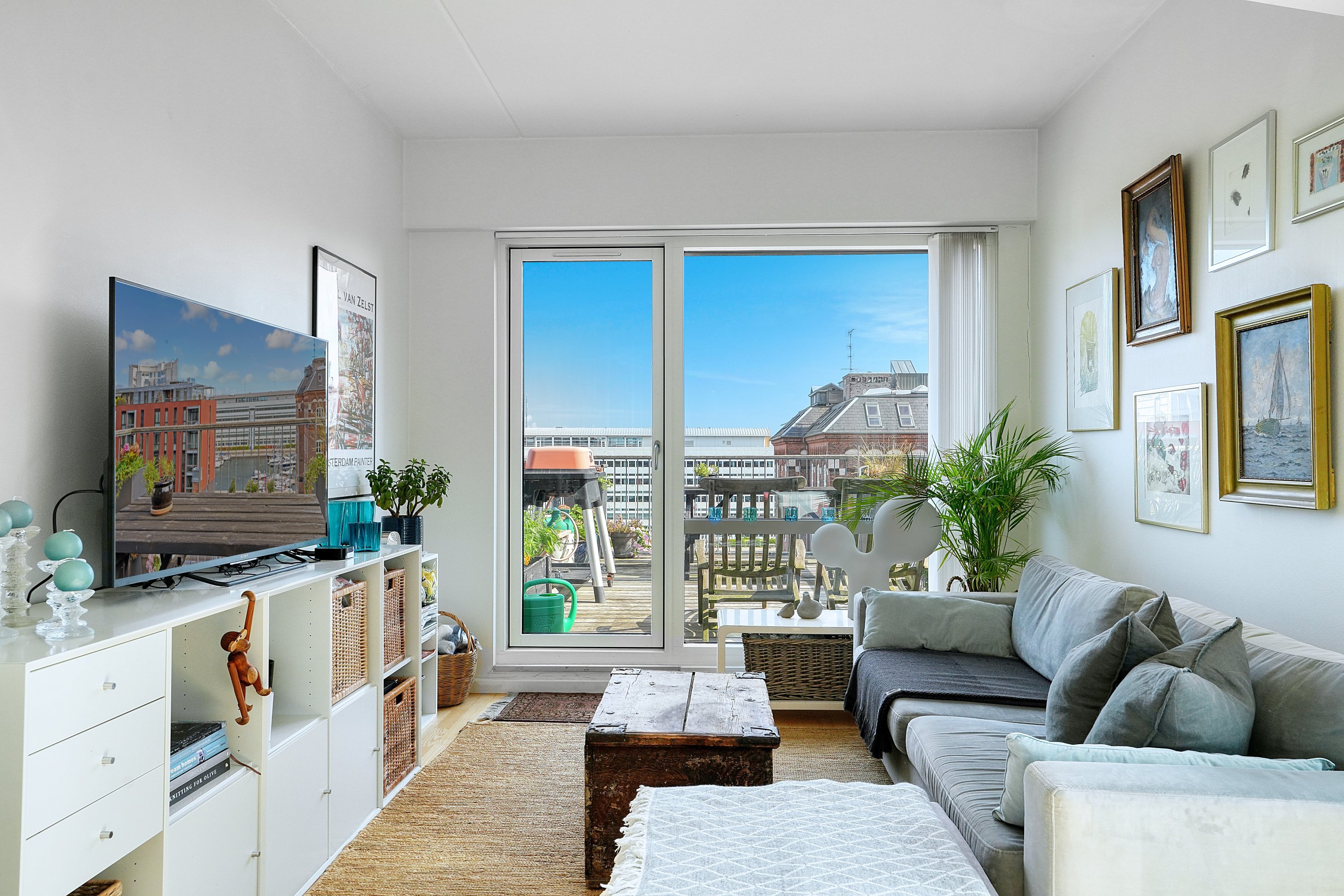 Miniaturebillede 2: stue. Billede af Pakhusvej 2, 5. tv., 2100 København Ø