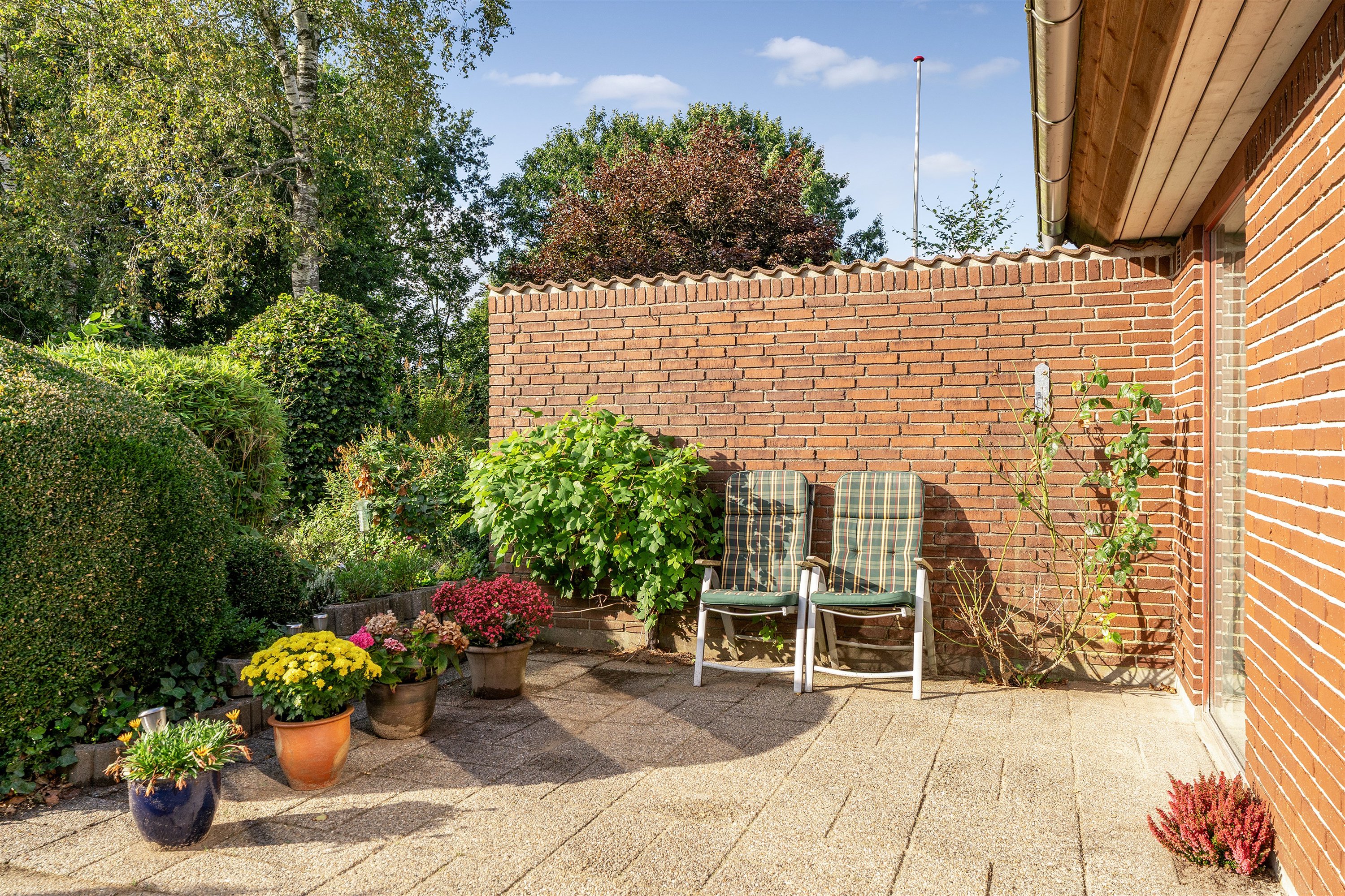 Fremhævet terrasse billede i fuldskærmstilstand. Billede af Mølleparken 280, 7190 Billund