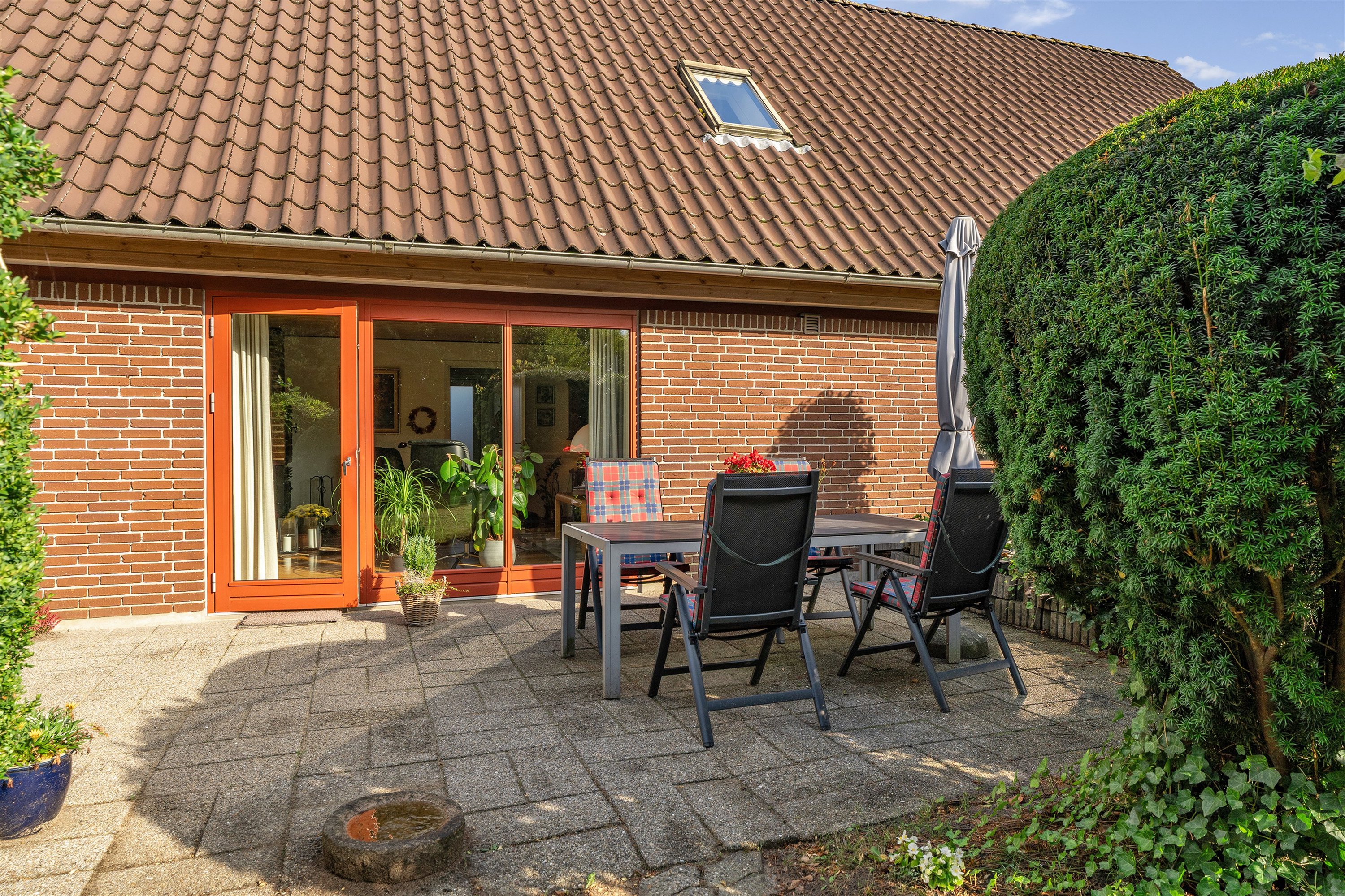 Fremhævet terrasse billede i fuldskærmstilstand. Billede af Mølleparken 280, 7190 Billund