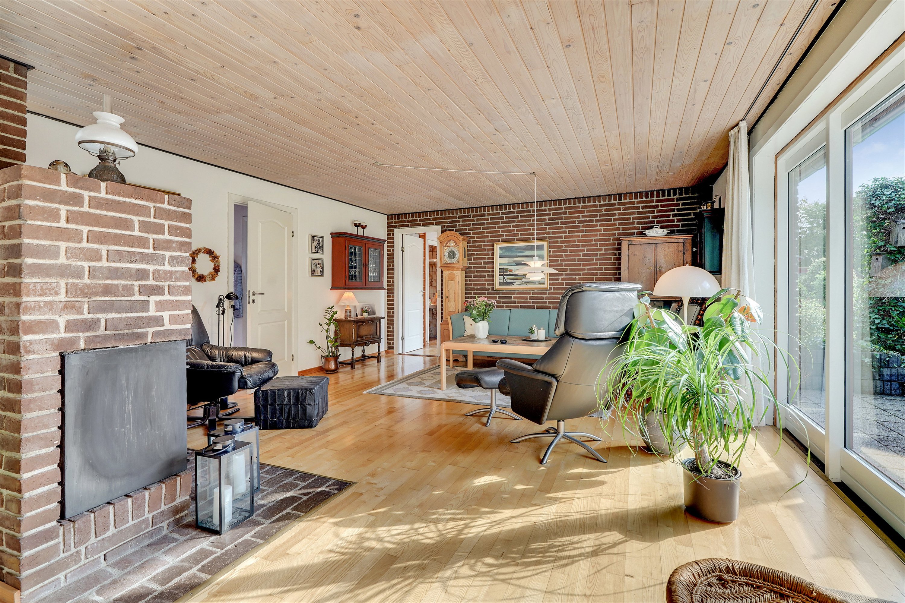 Fremhævet stue billede i fuldskærmstilstand. Billede af Mølleparken 280, 7190 Billund