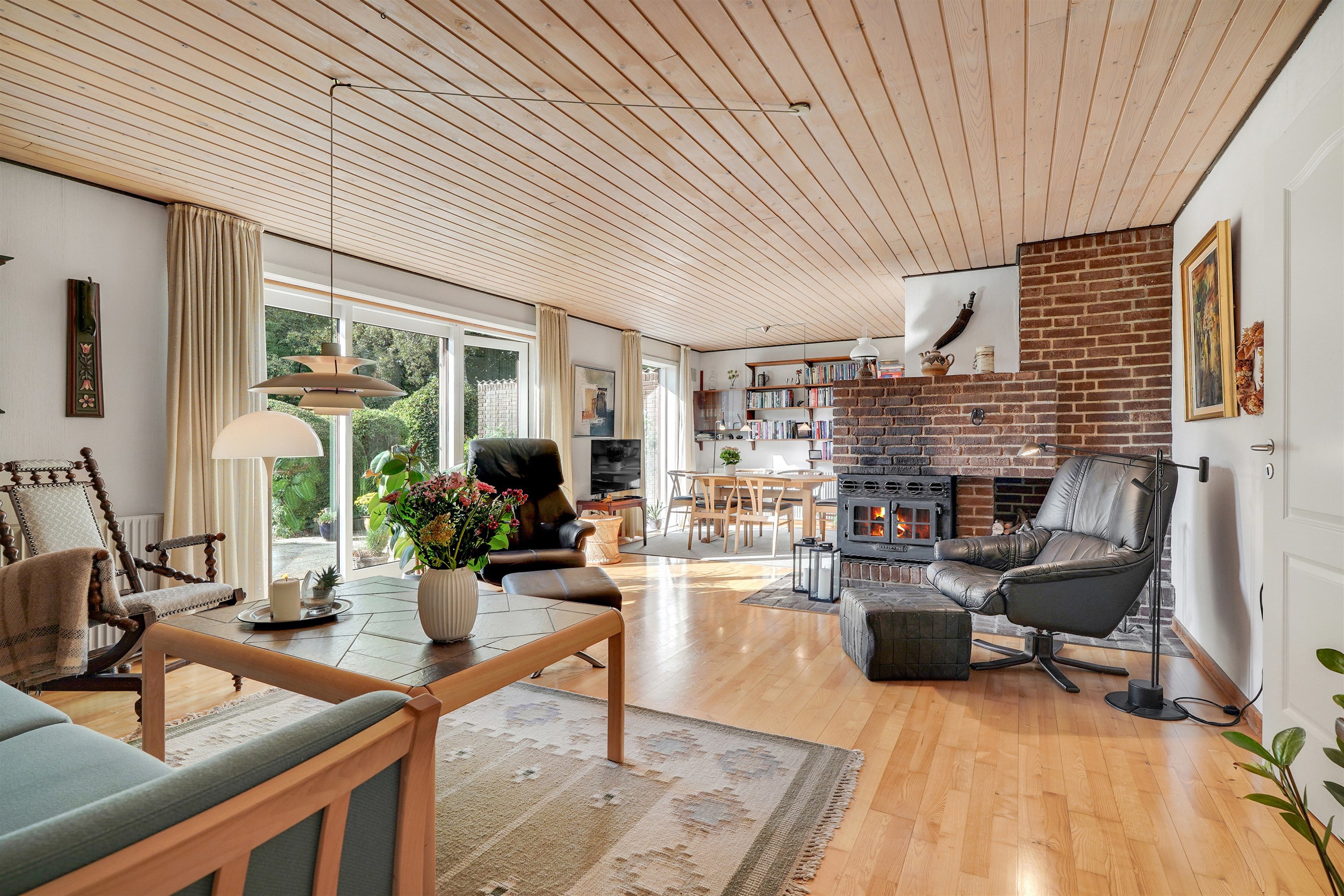 Fremhævet stue billede i fuldskærmstilstand. Billede af Mølleparken 280, 7190 Billund