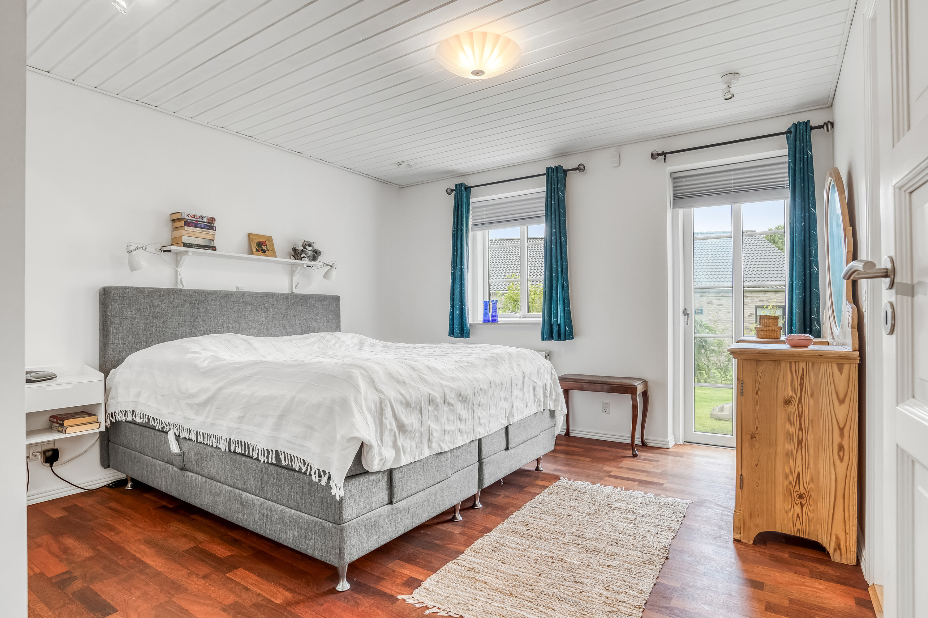 Fremhævet soveværelse billede i fuldskærmstilstand. Billede af Åbrinken 26, 7550 Sørvad