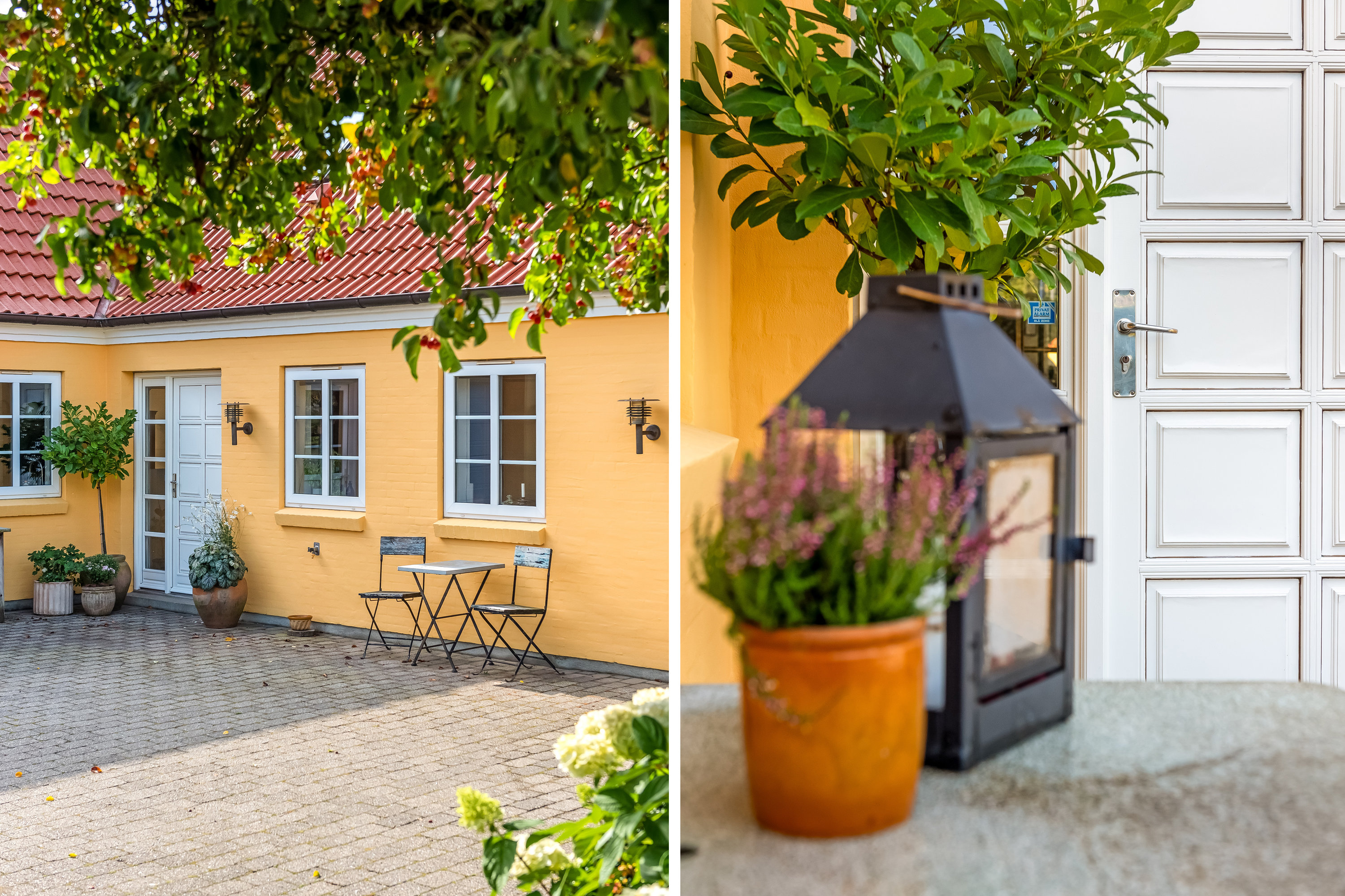 Miniaturebillede 1: gårdsplads. Billede af Åbrinken 26, 7550 Sørvad