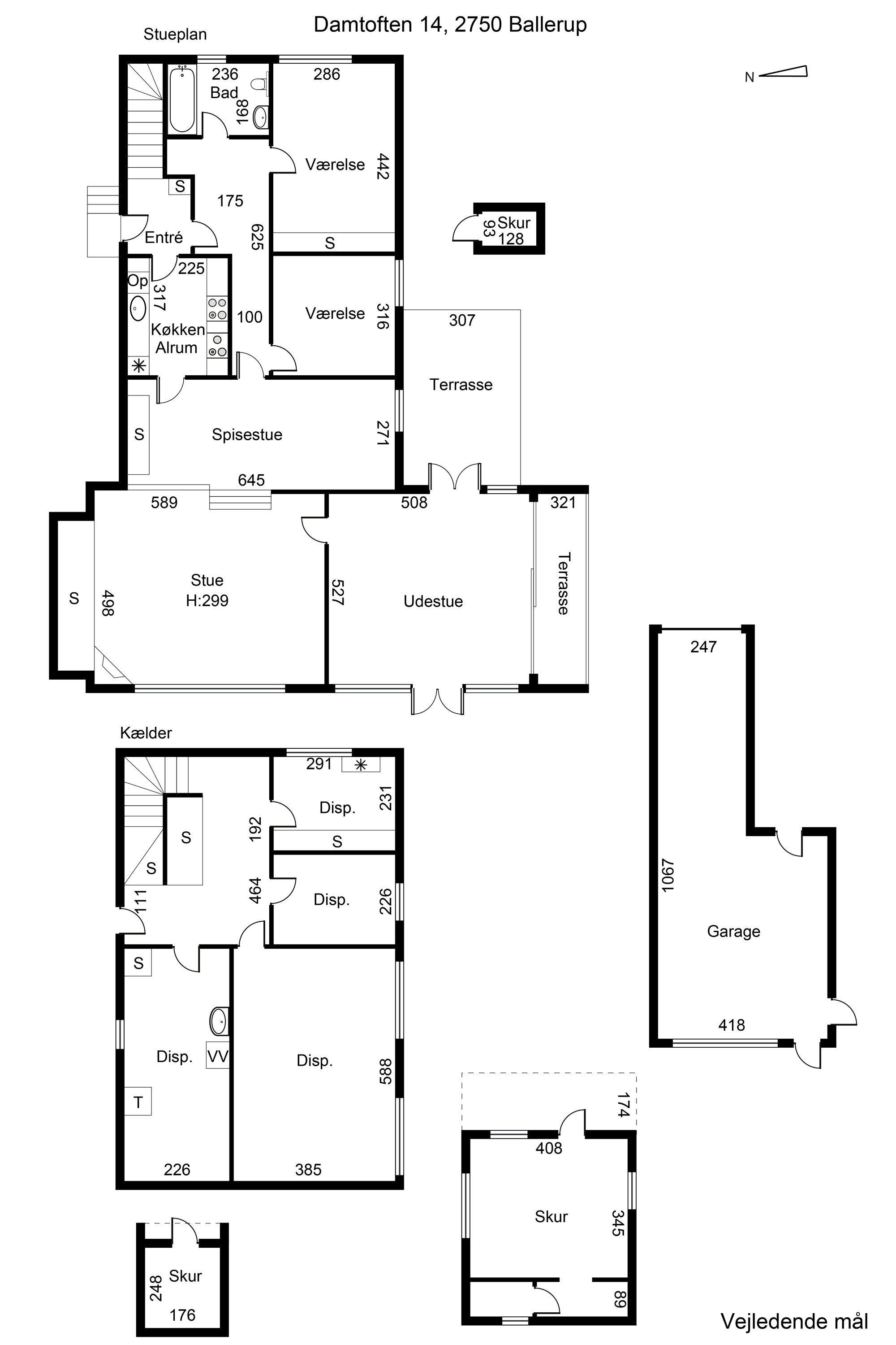 Plantegninger billede af Damtoften 14, 2750 Ballerup