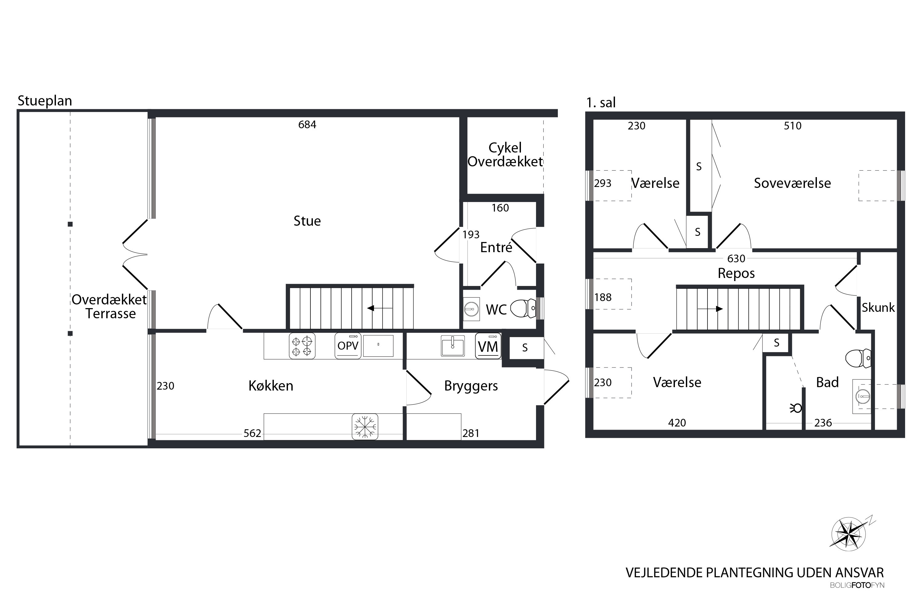 Plantegninger billede af Teglgårdsparken 64, 5500 Middelfart