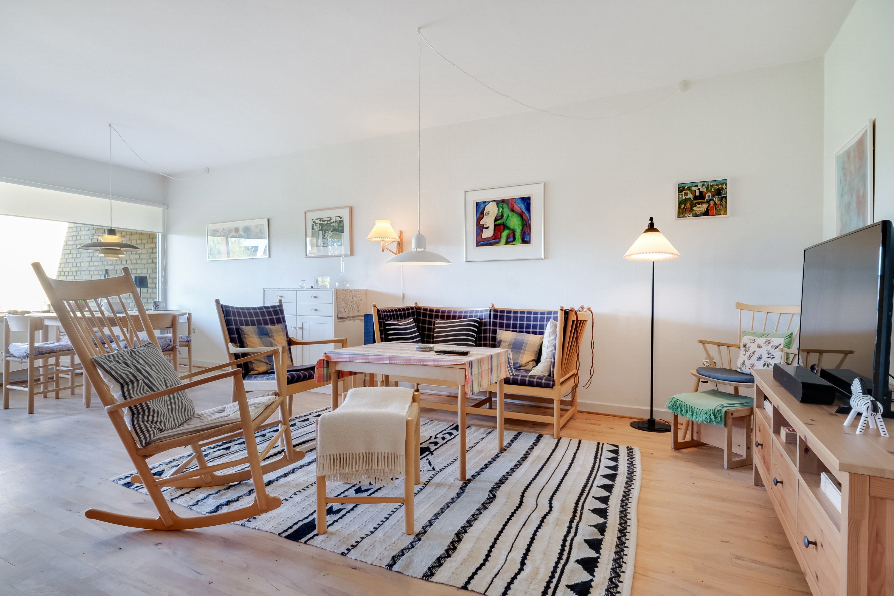 Fremhævet stue billede i fuldskærmstilstand. Billede af Teglgårdsparken 64, 5500 Middelfart