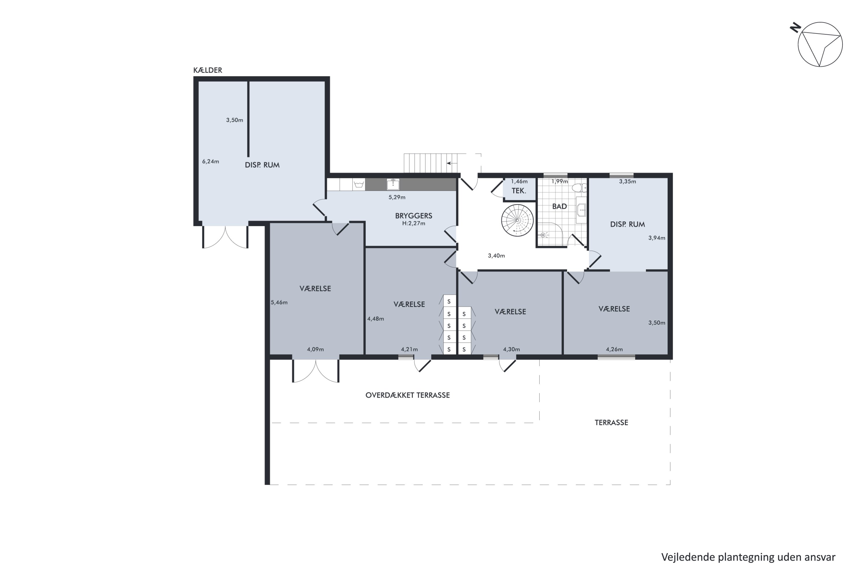 Plantegninger billede af Rønnevej 19, 8700 Horsens