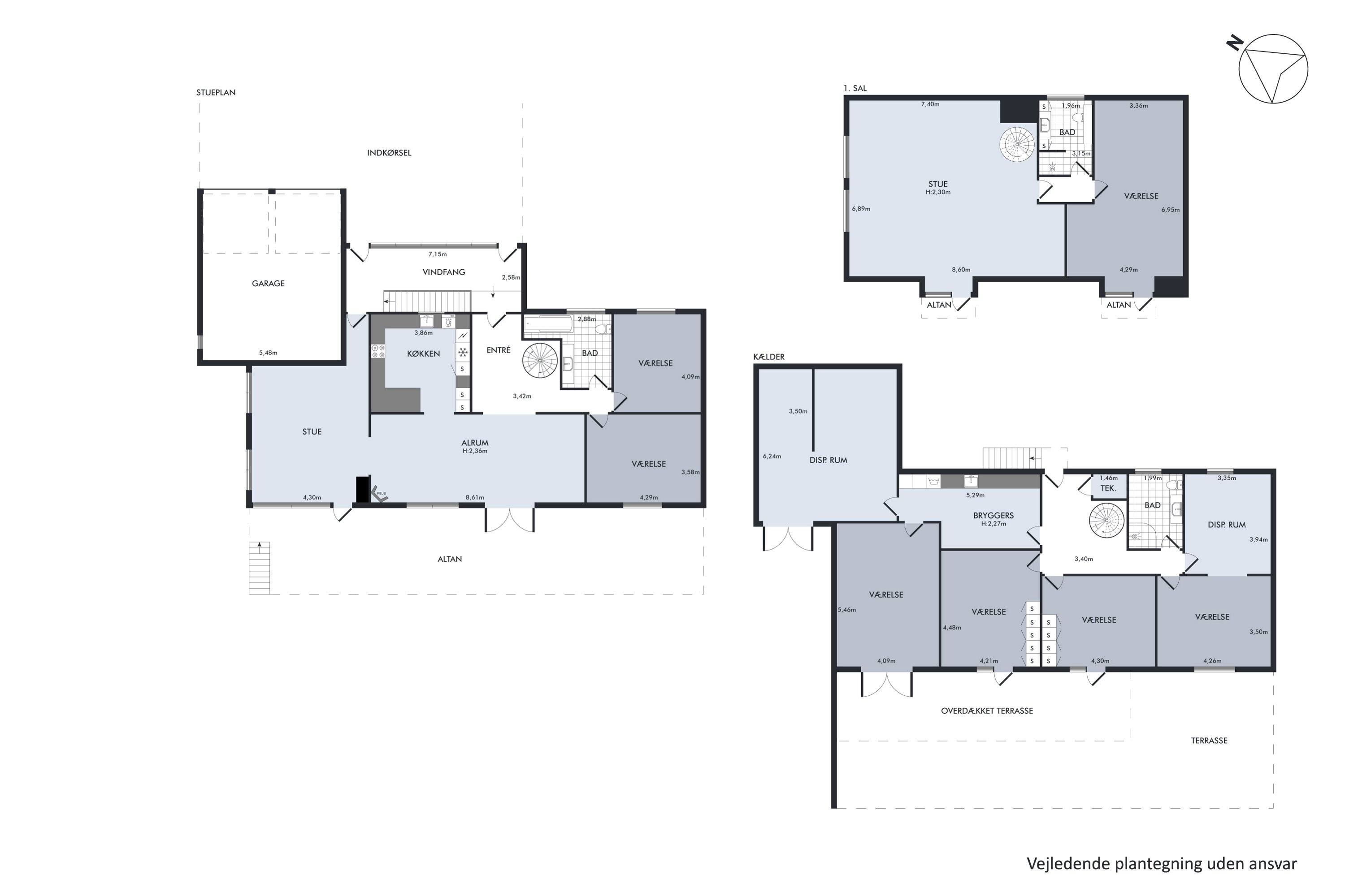 Plantegninger billede af Rønnevej 19, 8700 Horsens