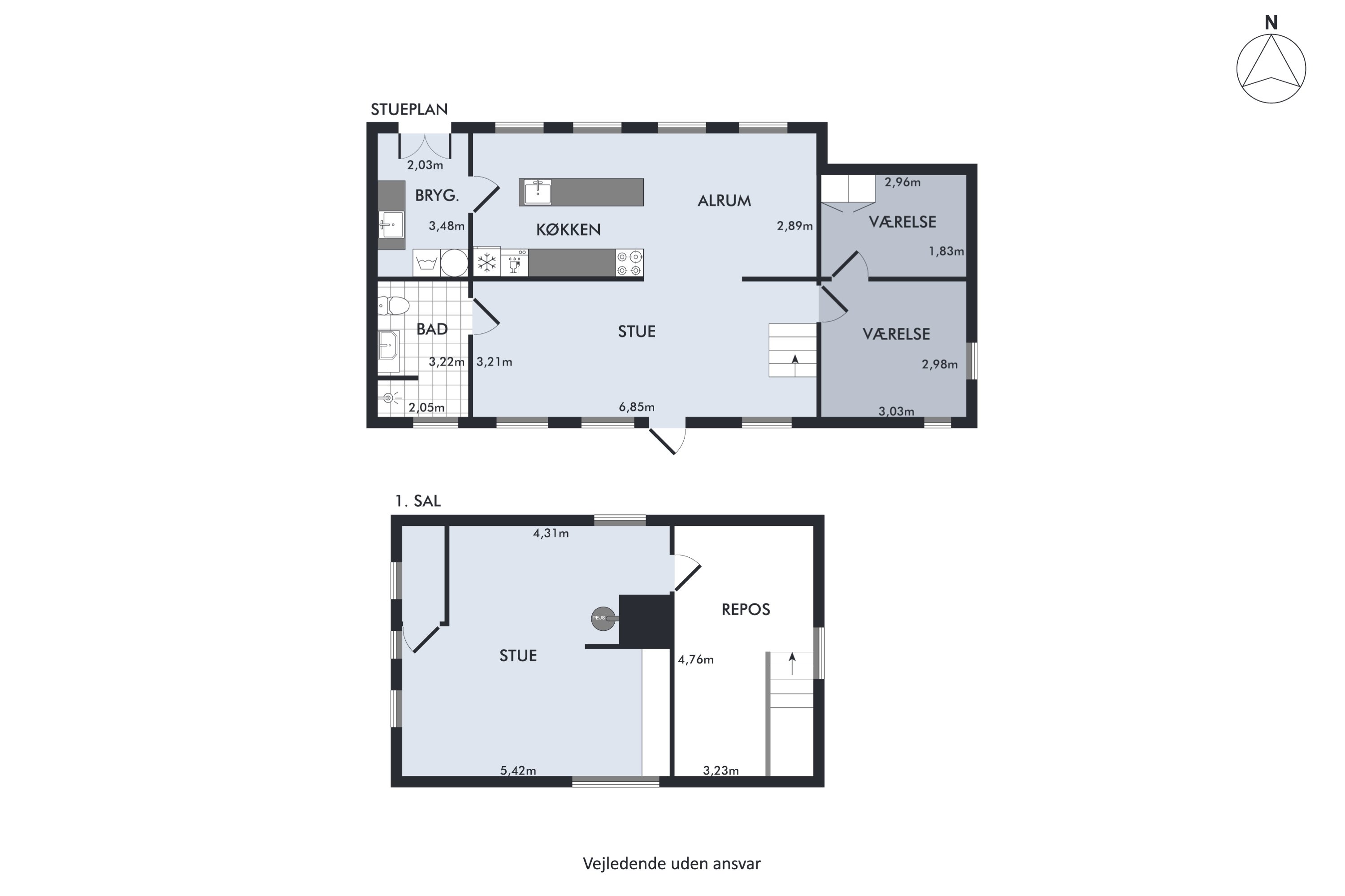 Plantegninger billede af Limbækvej 8, 6300 Gråsten