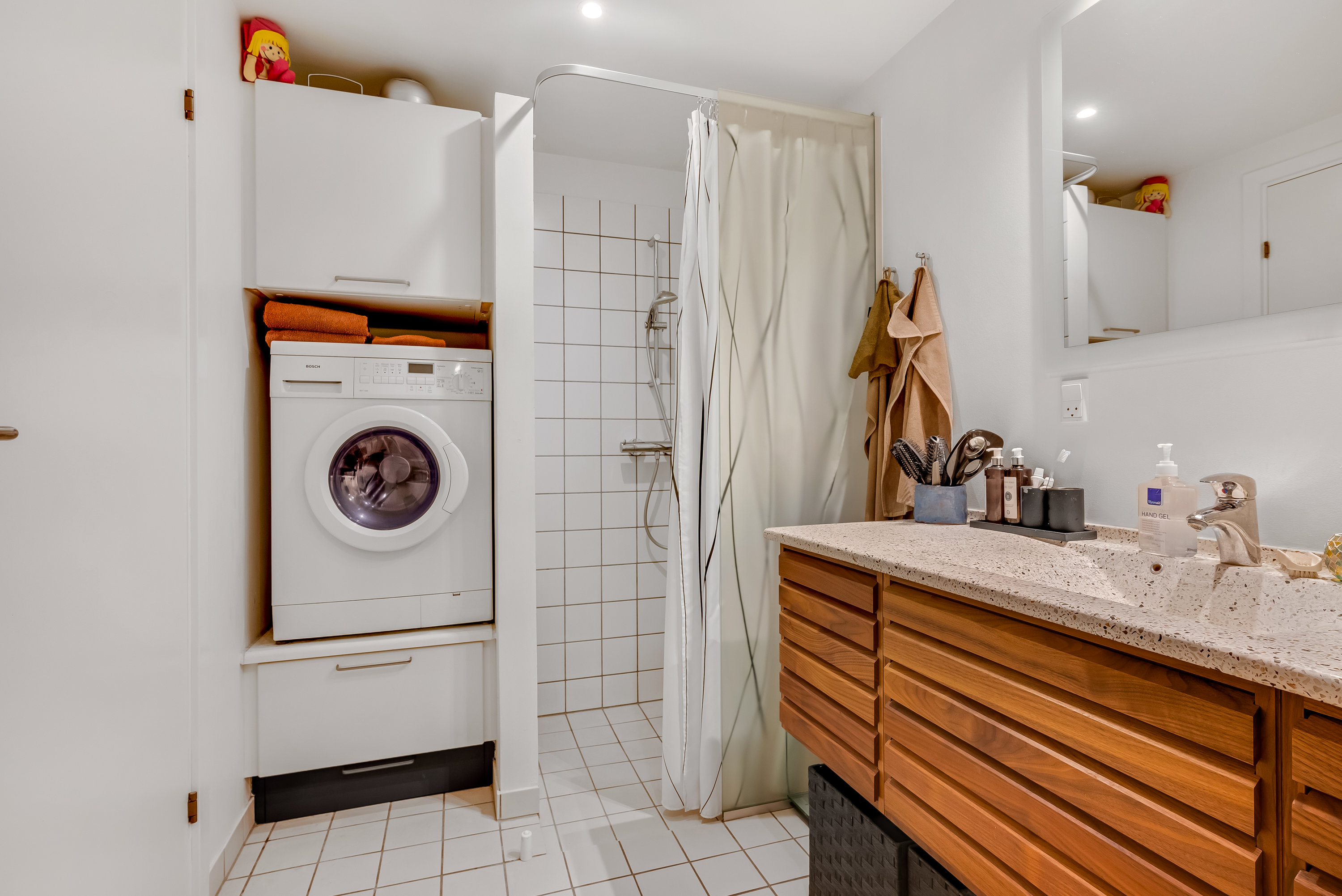 Fremhævet badeværelse billede i fuldskærmstilstand. Billede af Slotsgade 10, 2. 4., 7500 Holstebro