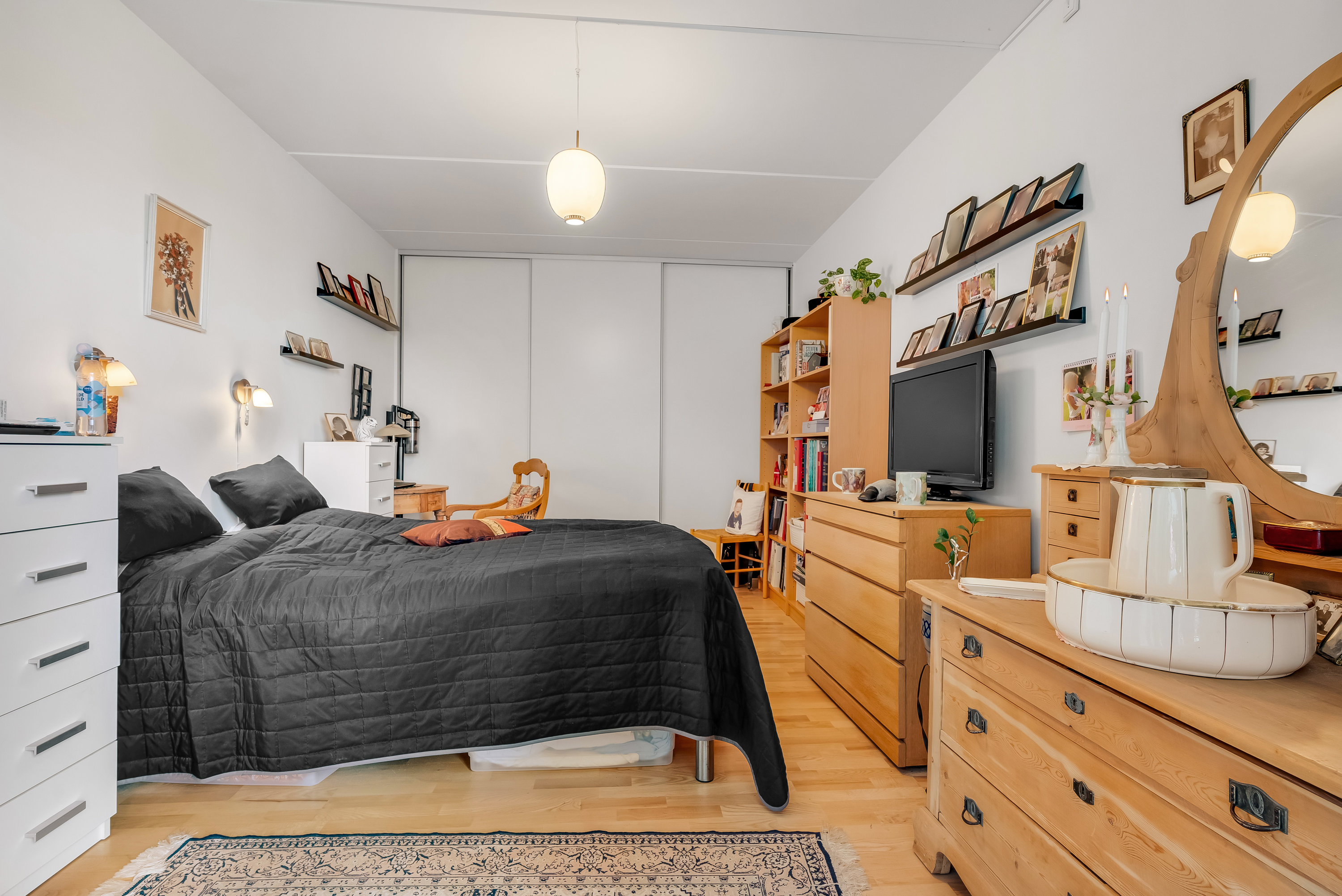 Fremhævet soveværelse billede i fuldskærmstilstand. Billede af Slotsgade 10, 2. 4., 7500 Holstebro