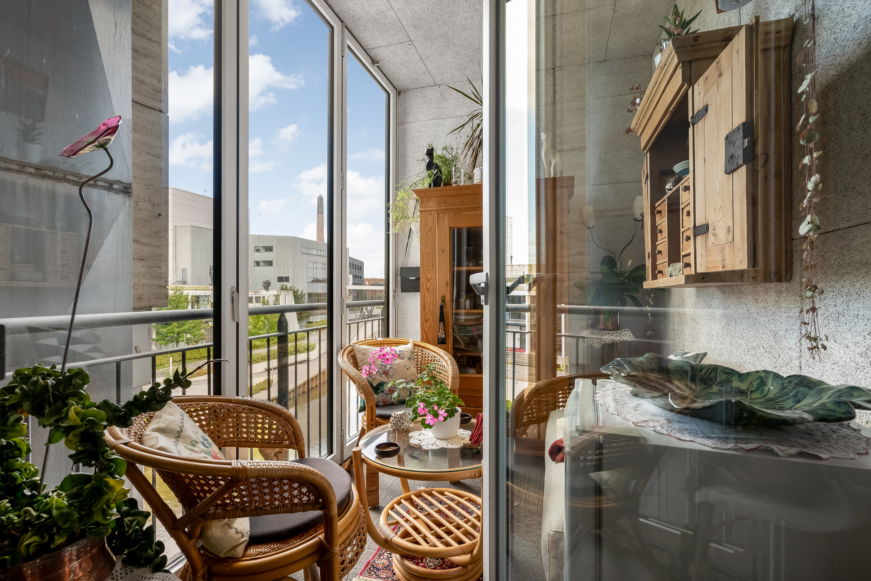 Fremhævet terrasse billede i fuldskærmstilstand. Billede af Slotsgade 10, 2. 4., 7500 Holstebro