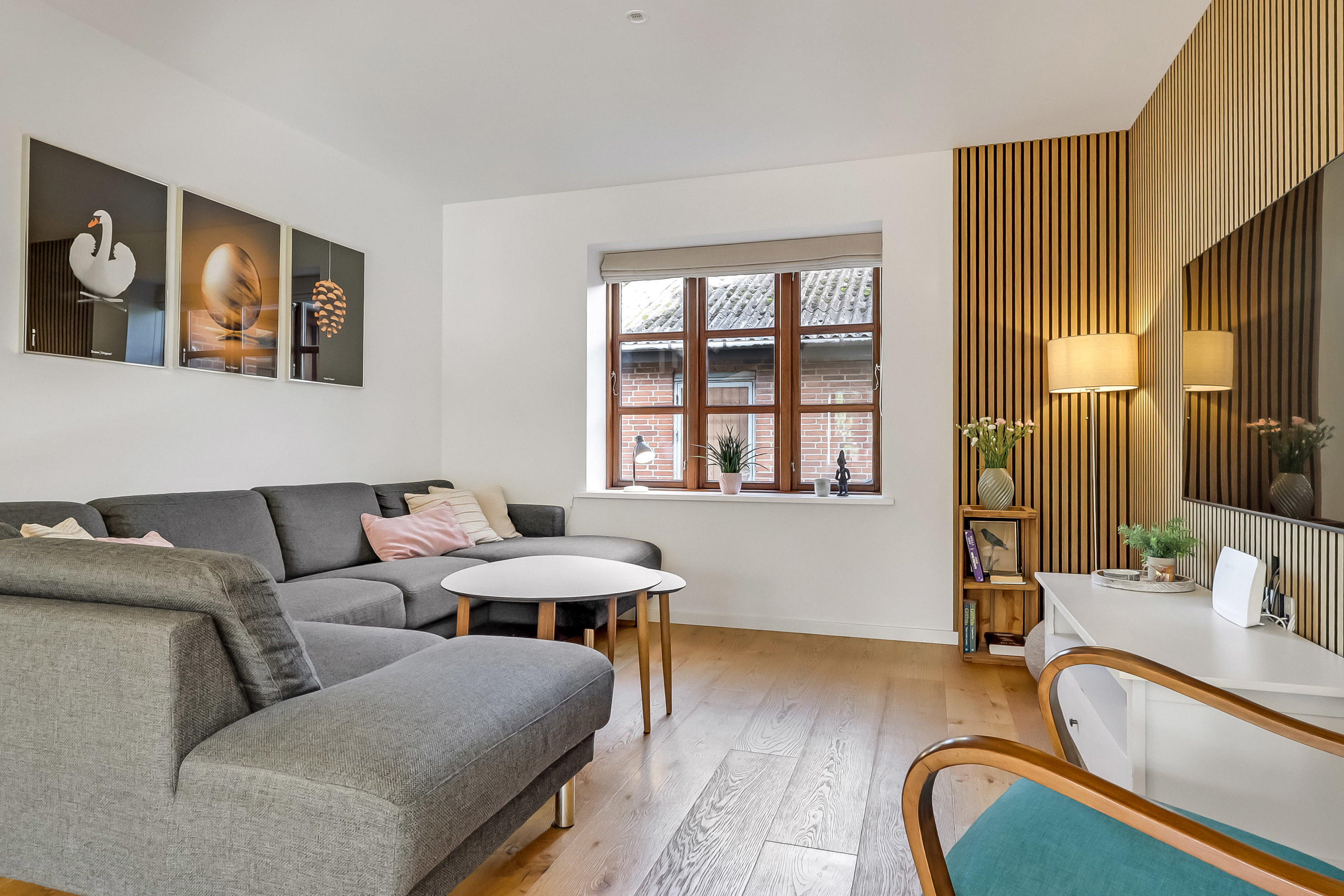 Fremhævet stue billede i fuldskærmstilstand. Billede af Banepladsen 5, 5772 Kværndrup