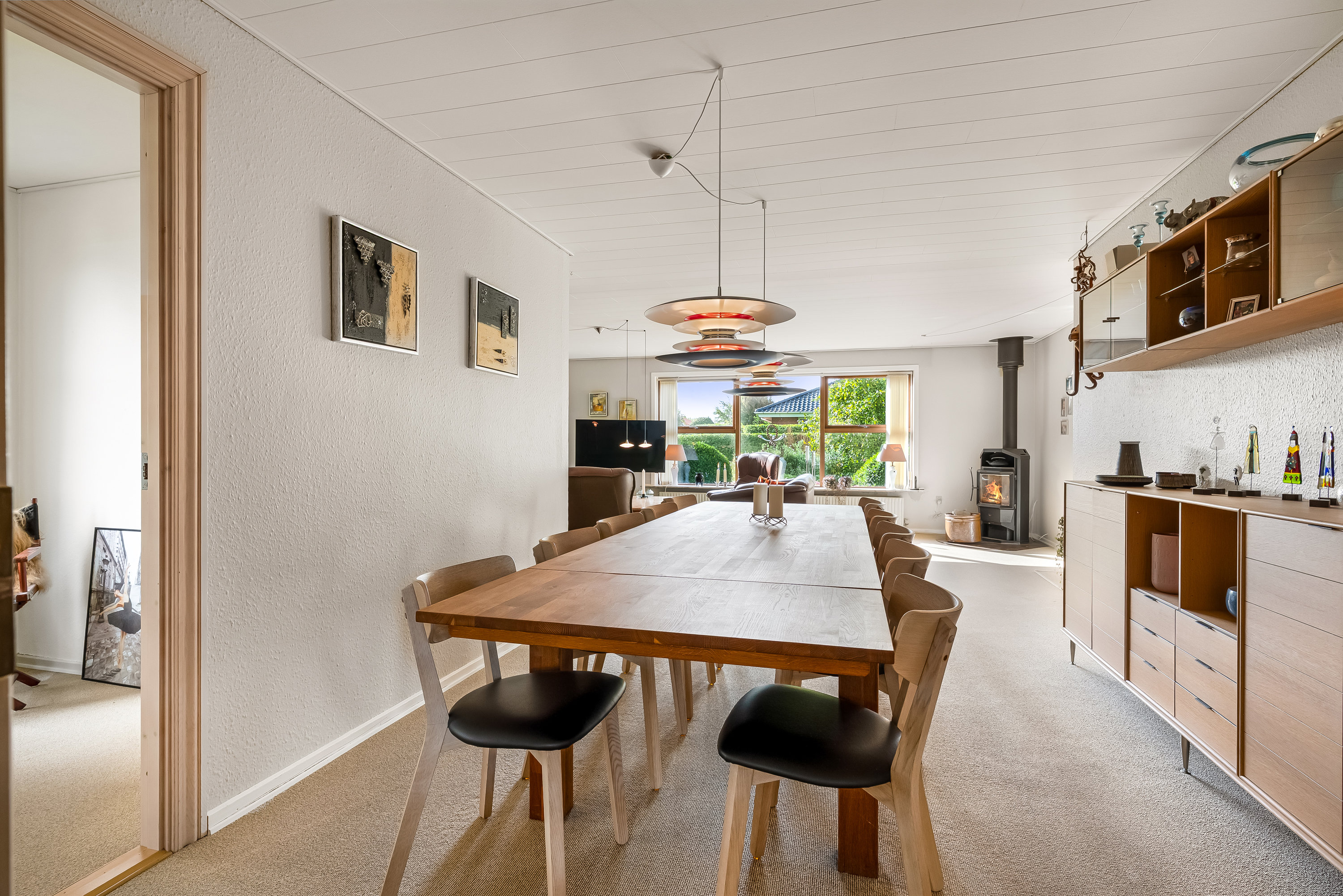 Fremhævet stue billede i fuldskærmstilstand. Billede af Bakkedraget 68, 6940 Lem St