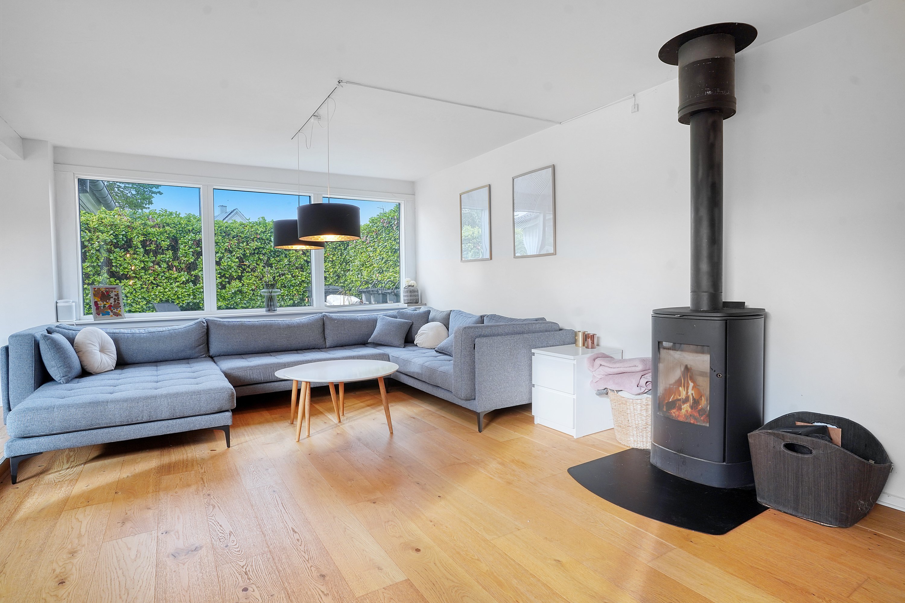 Fremhævet stue billede i fuldskærmstilstand. Billede af Baldersvej 16, 3000 Helsingør