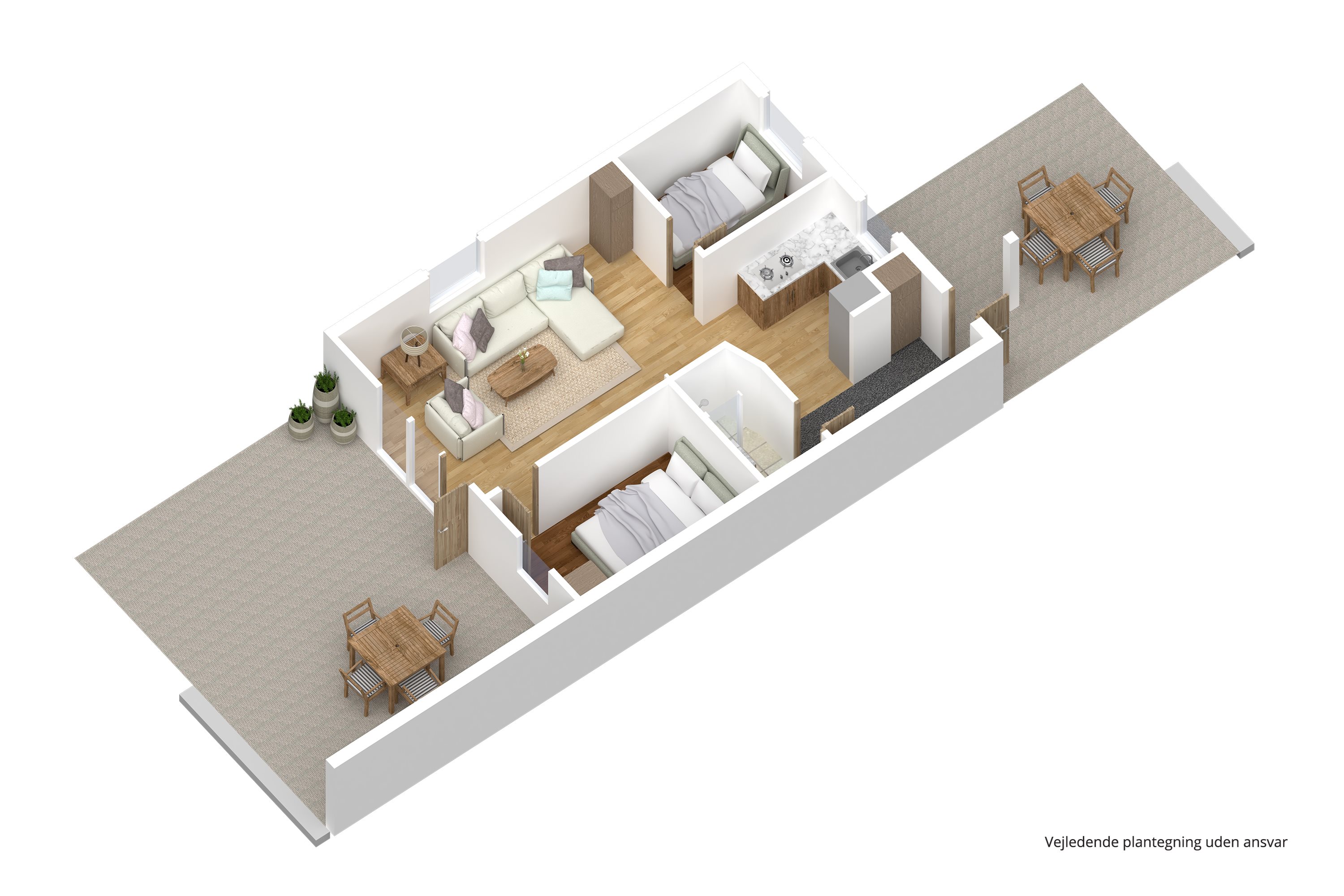 Plantegninger billede af Prof Johansens Vej 2B, 23., Seaside Feriehuse, 9940 Læsø