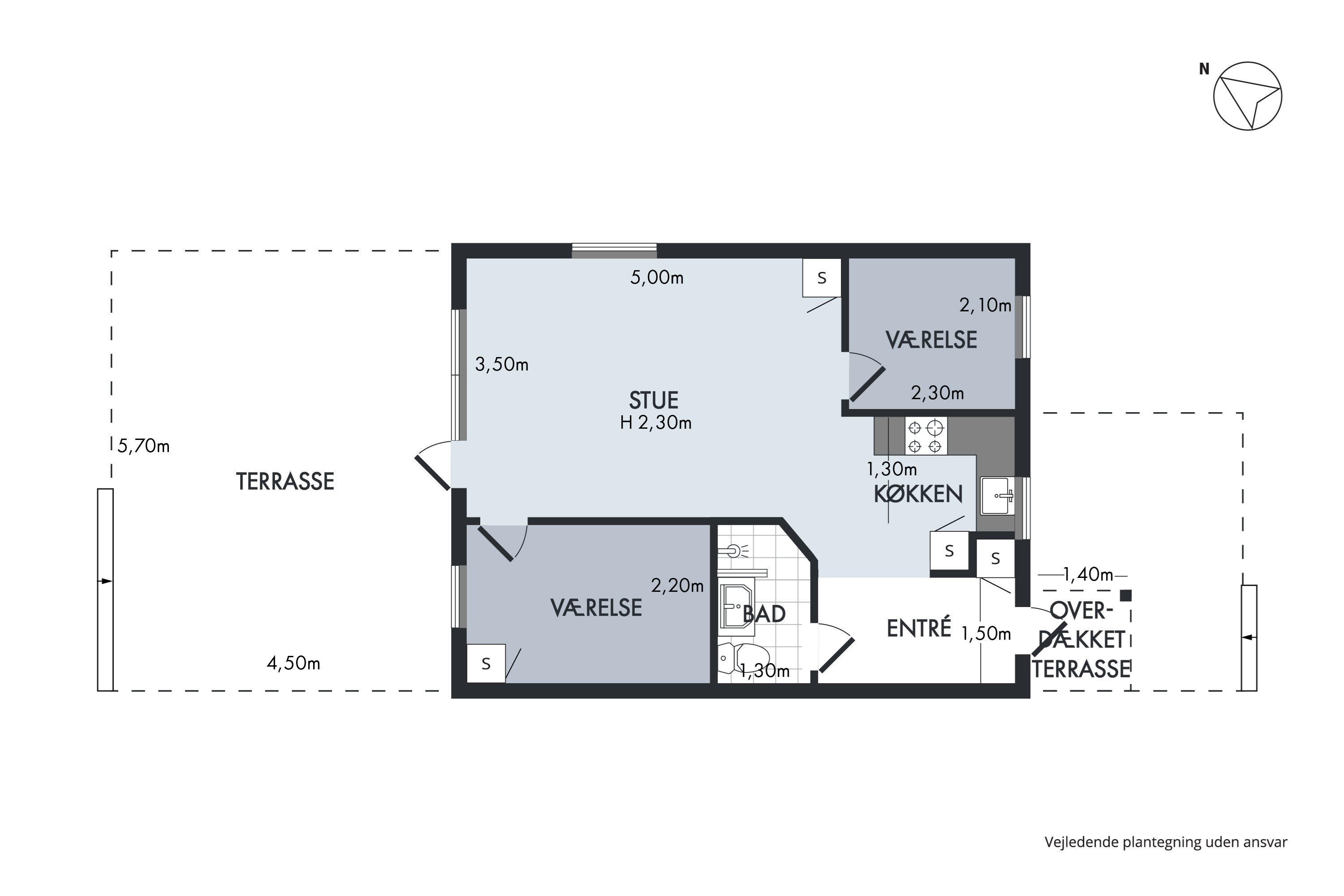 Plantegninger billede af Prof Johansens Vej 2B, 23., Seaside Feriehuse, 9940 Læsø