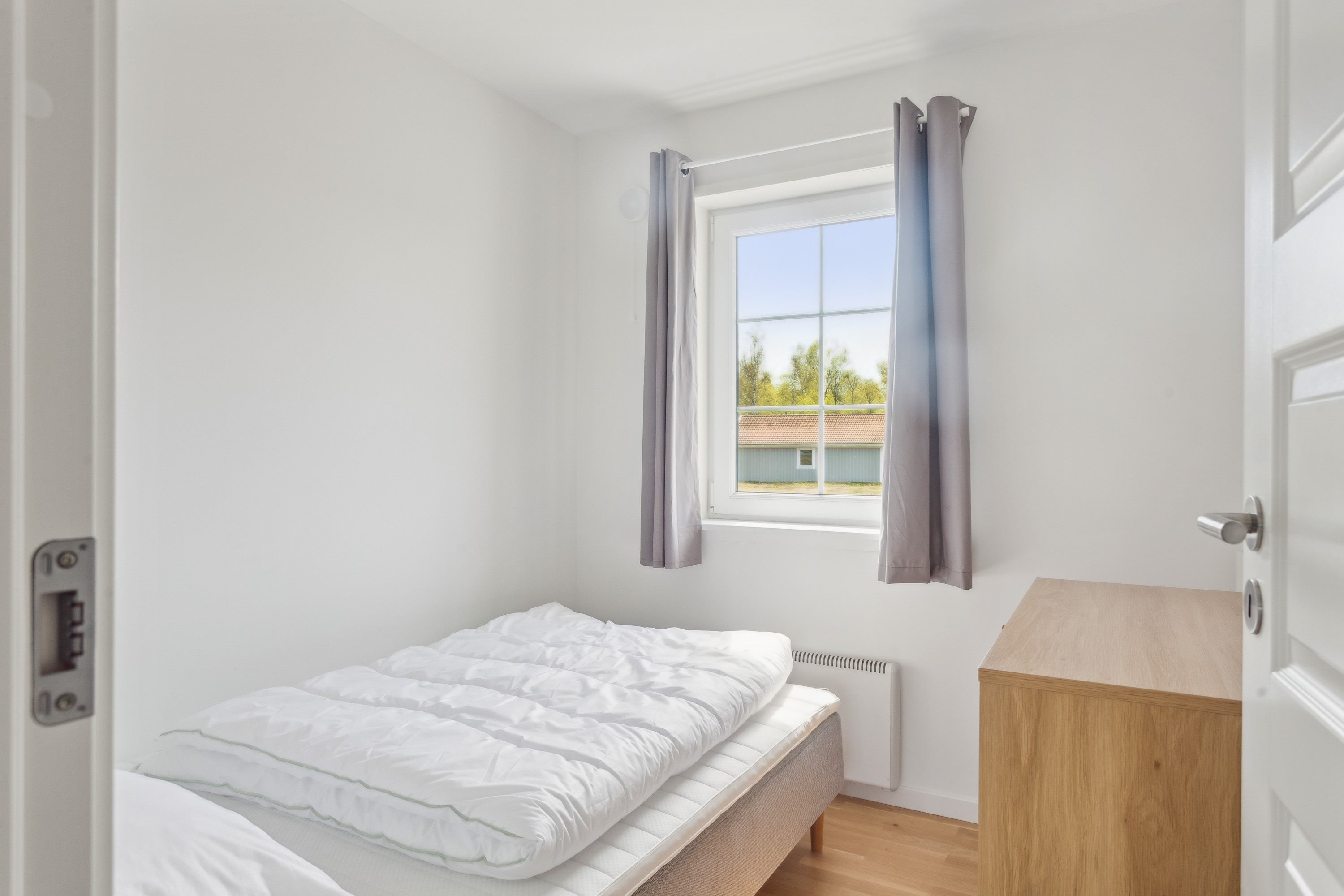 Fremhævet soveværelse billede i fuldskærmstilstand. Billede af Prof Johansens Vej 2B, 23., Seaside Feriehuse, 9940 Læsø