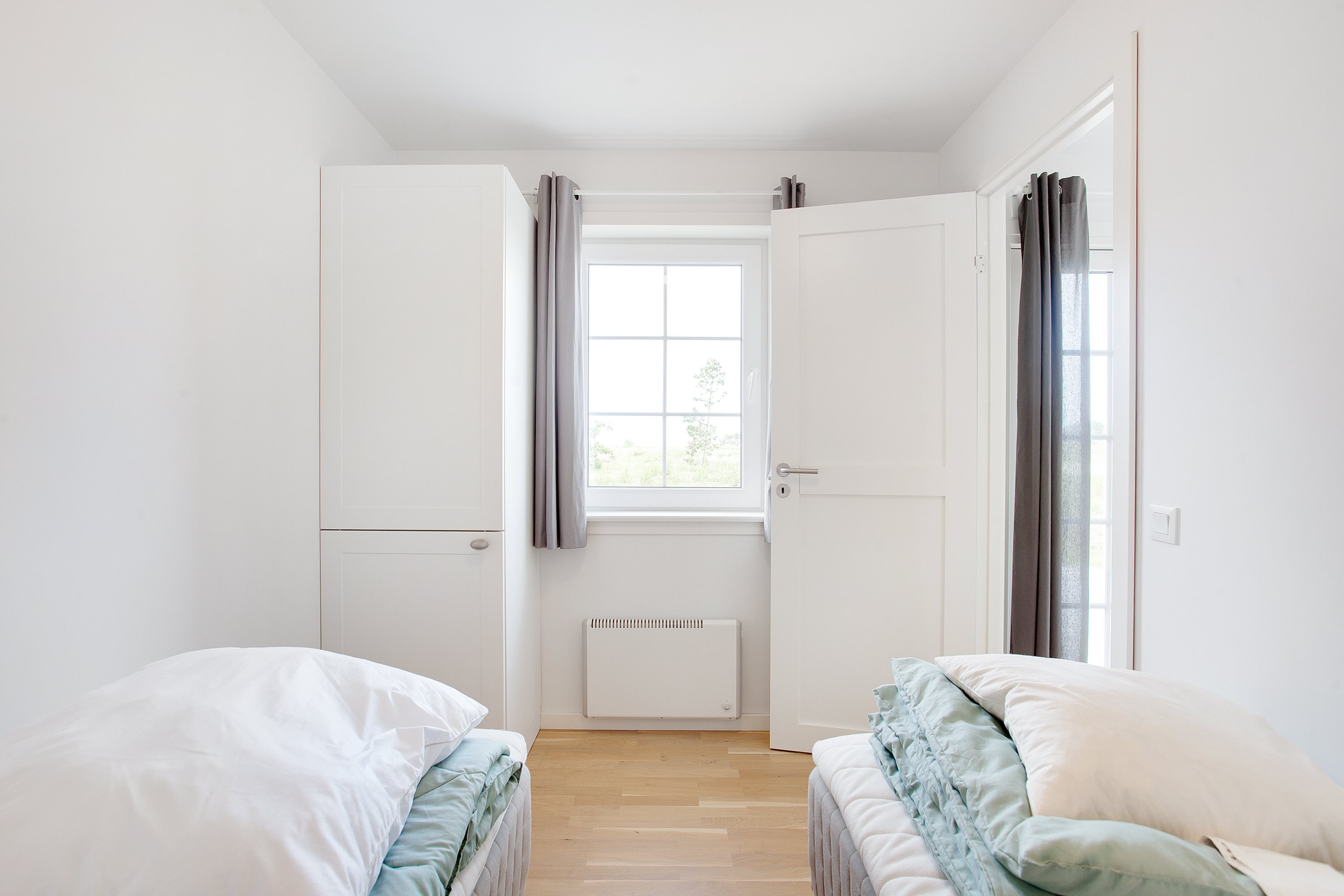 Fremhævet soveværelse billede i fuldskærmstilstand. Billede af Prof Johansens Vej 2B, 23., Seaside Feriehuse, 9940 Læsø