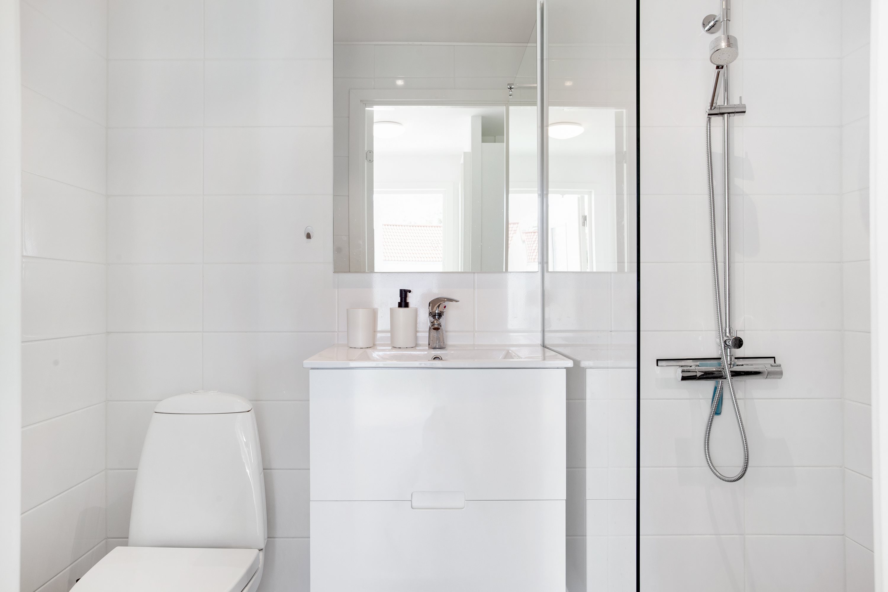 Fremhævet badeværelse billede i fuldskærmstilstand. Billede af Prof Johansens Vej 2B, 23., Seaside Feriehuse, 9940 Læsø