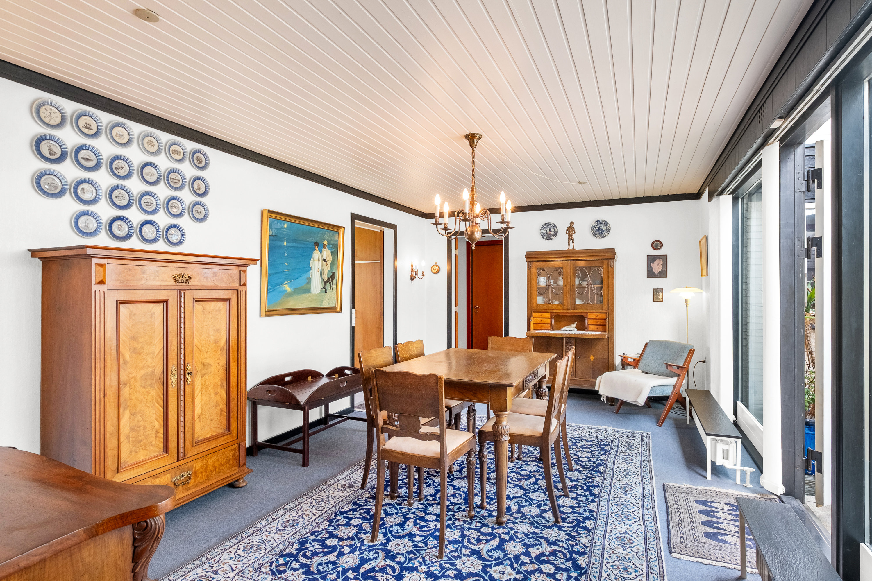 Fremhævet stue billede i fuldskærmstilstand. Billede af Munkebakkevej 36, 8250 Egå