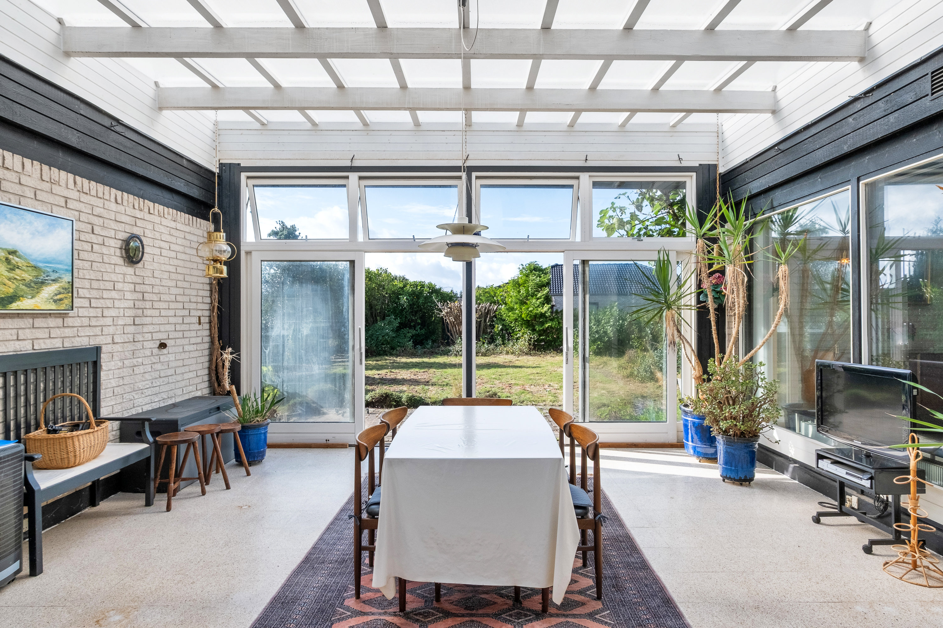 Fremhævet udestue billede i fuldskærmstilstand. Billede af Munkebakkevej 36, 8250 Egå