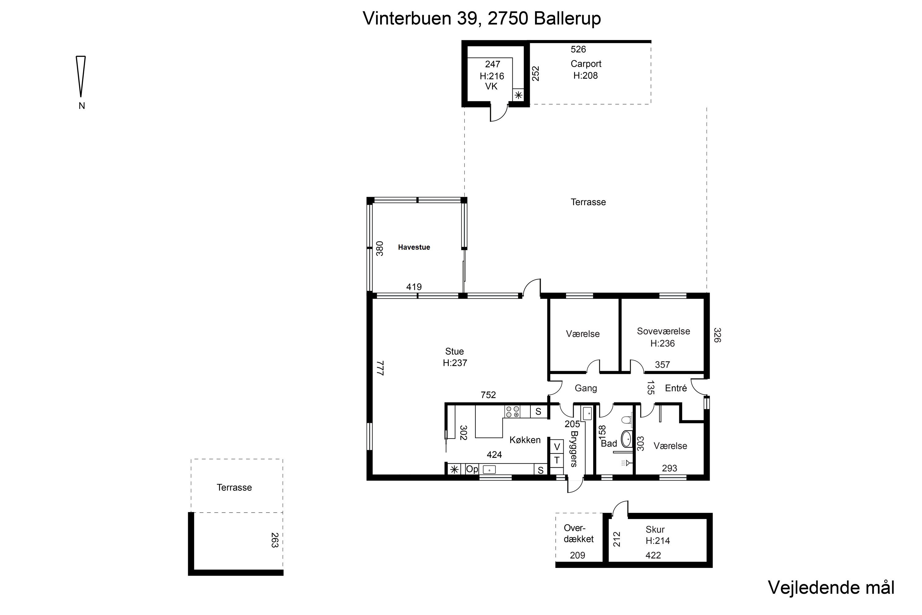 Plantegninger billede af Vinterbuen 39, 2750 Ballerup