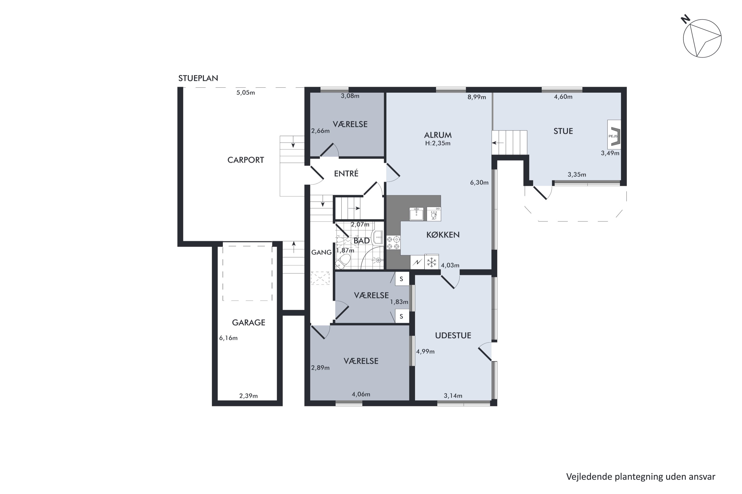 Plantegninger billede af Storegade 64, 8752 Østbirk