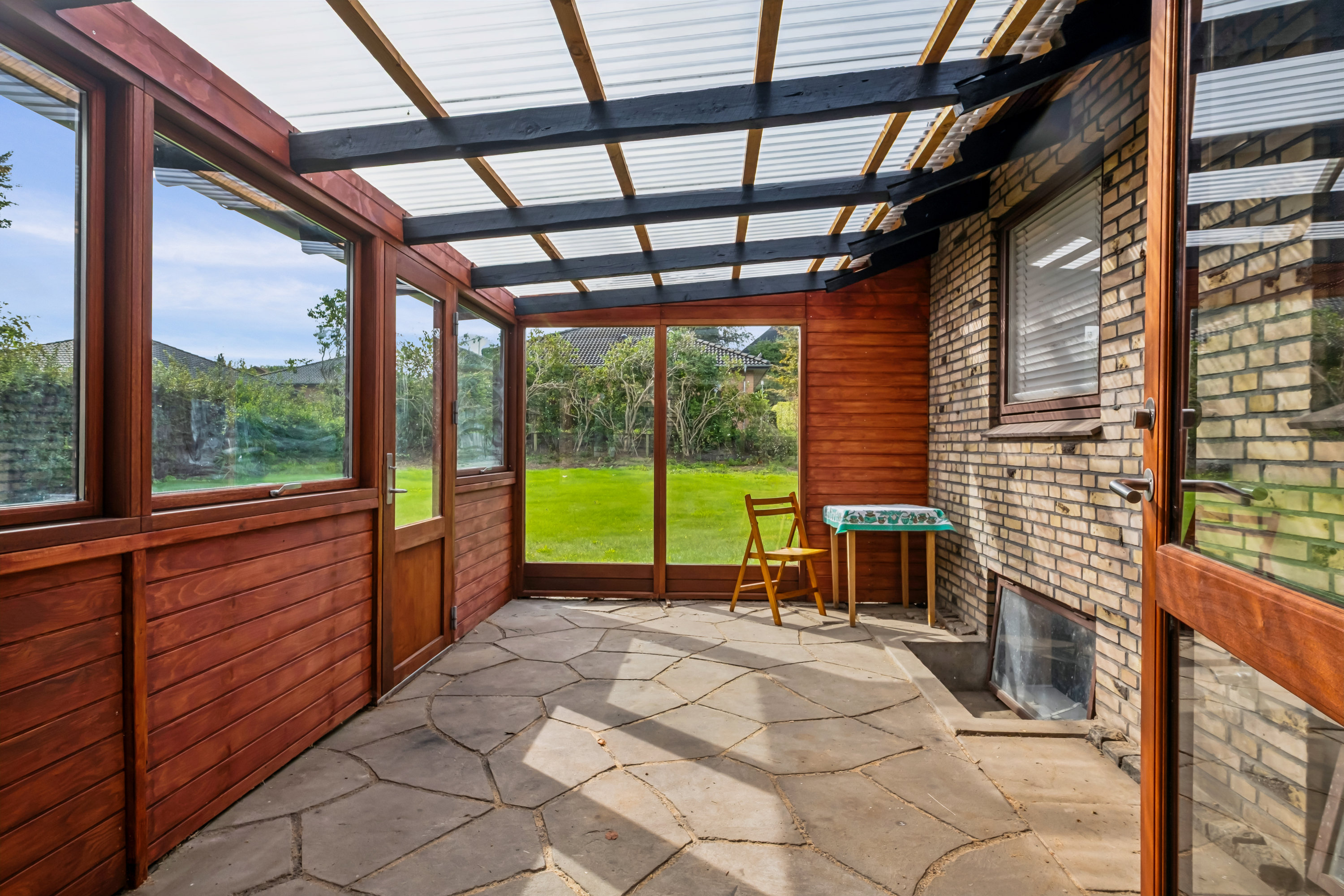 Fremhævet terrasse billede i fuldskærmstilstand. Billede af Storegade 64, 8752 Østbirk