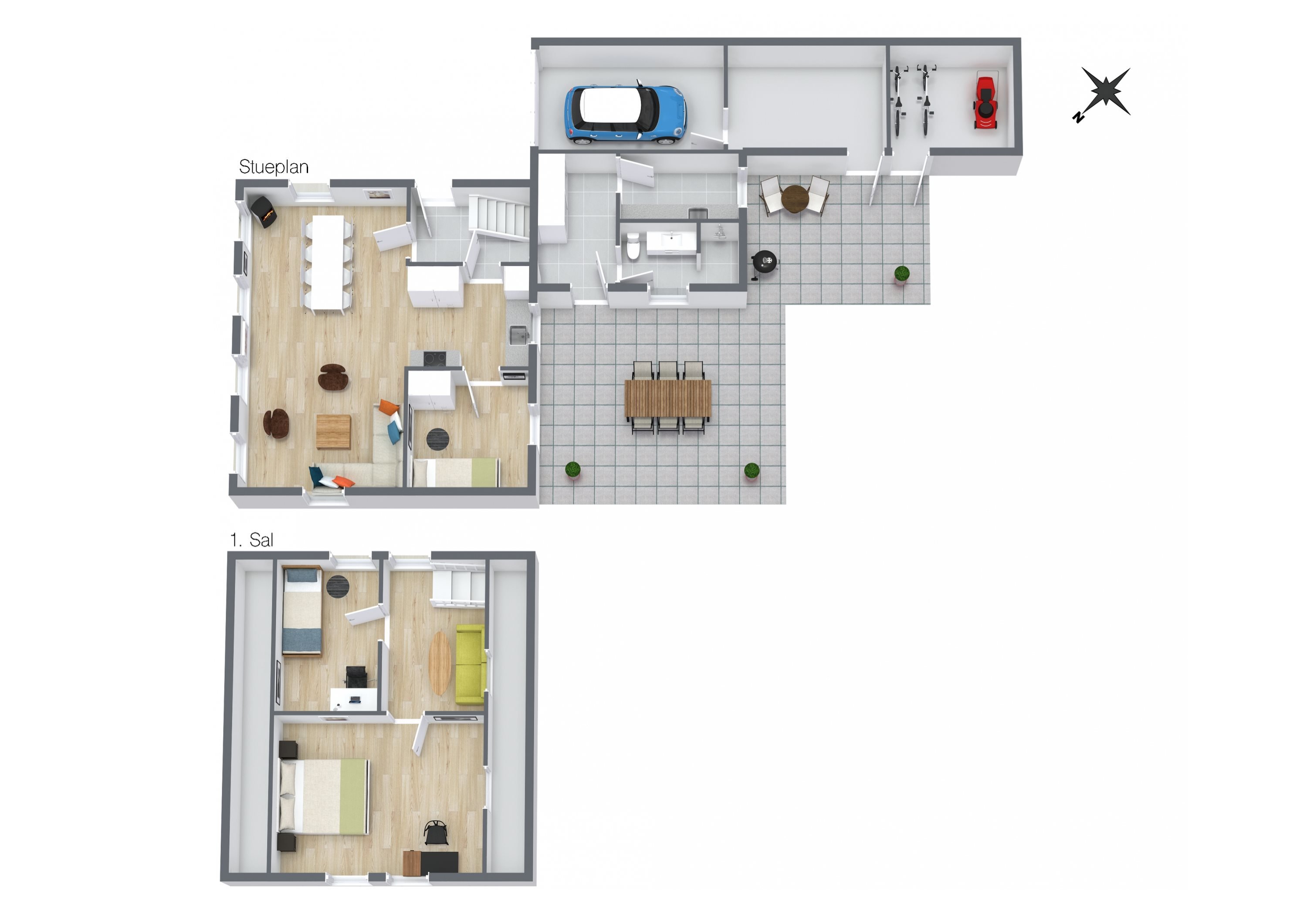 Plantegninger billede af Bredgade 140, 9830 Tårs