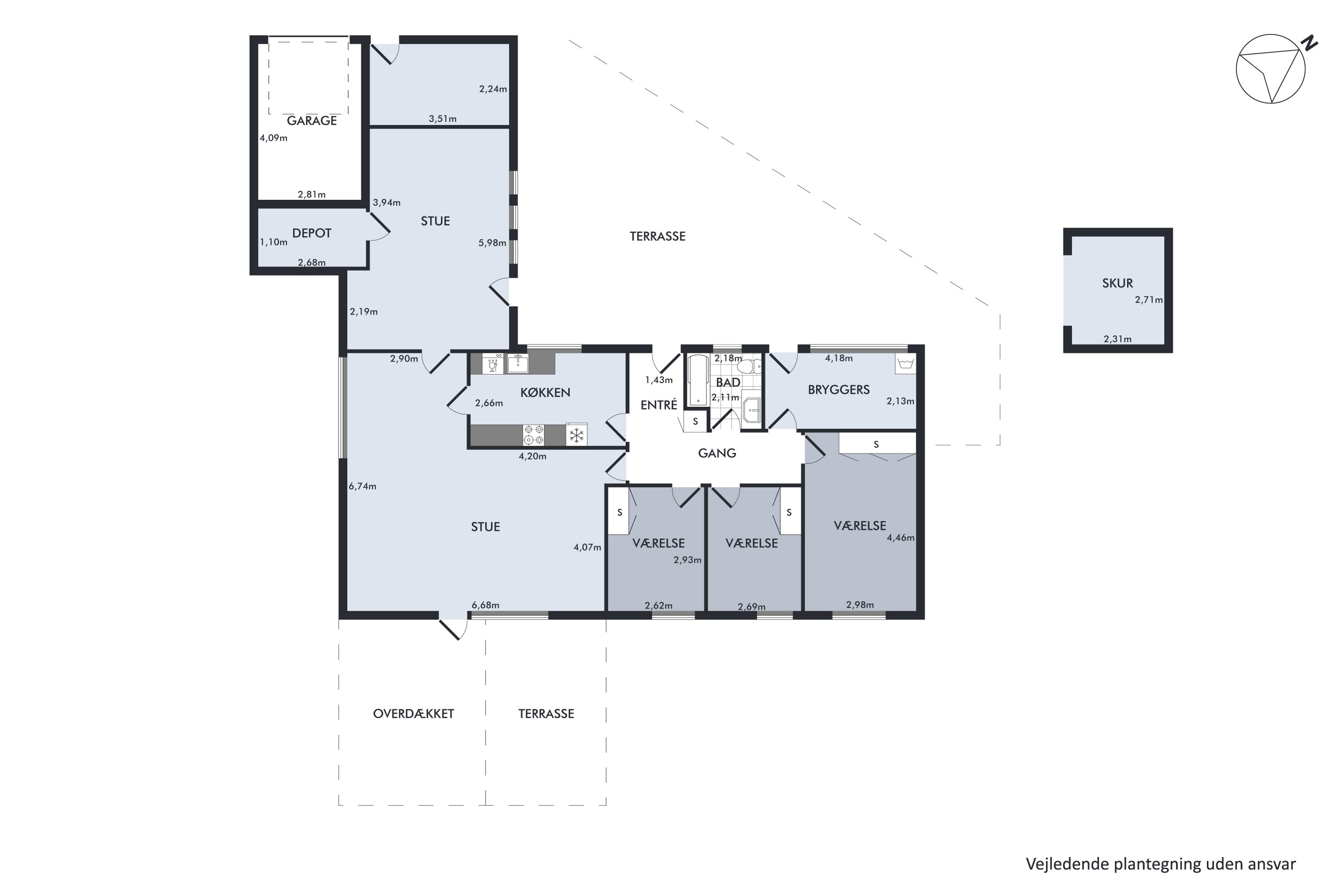 Plantegninger billede af Tyrsbjergvej 110, Korup, 5210 Odense NV