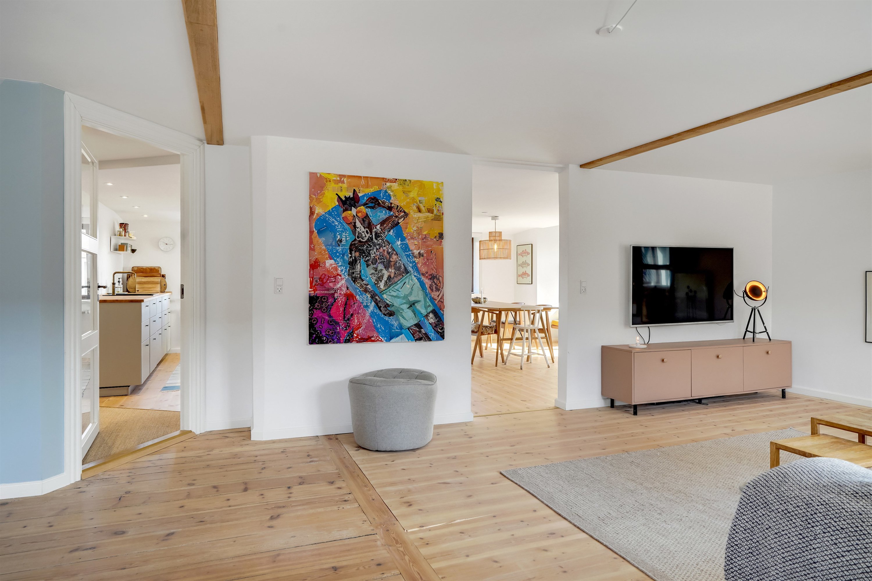 Fremhævet stue billede i fuldskærmstilstand. Billede af Hovedgaden 90, Nordby, 6720 Fanø