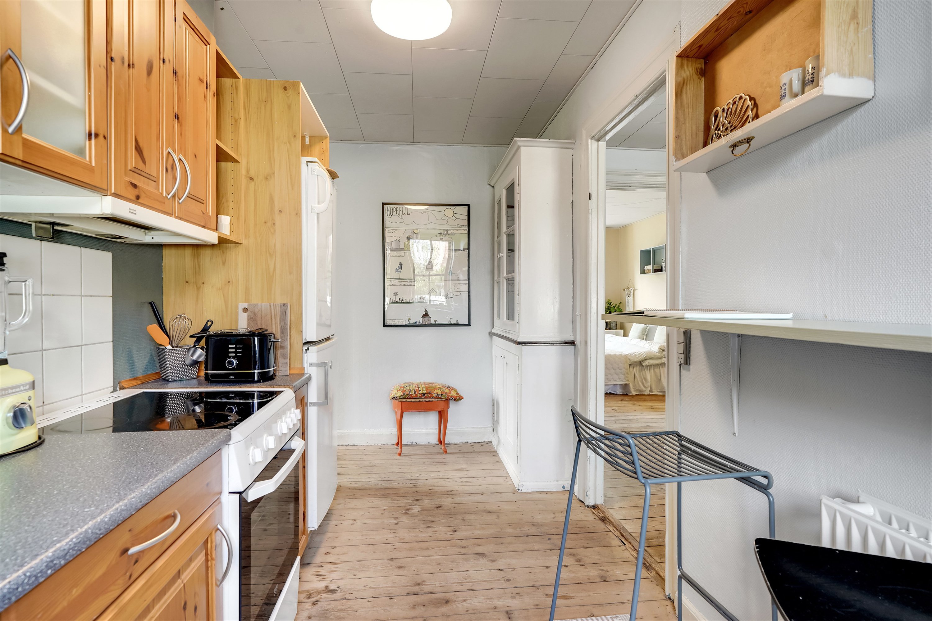 Fremhævet køkken billede i fuldskærmstilstand. Billede af Hovedgaden 90, Nordby, 6720 Fanø